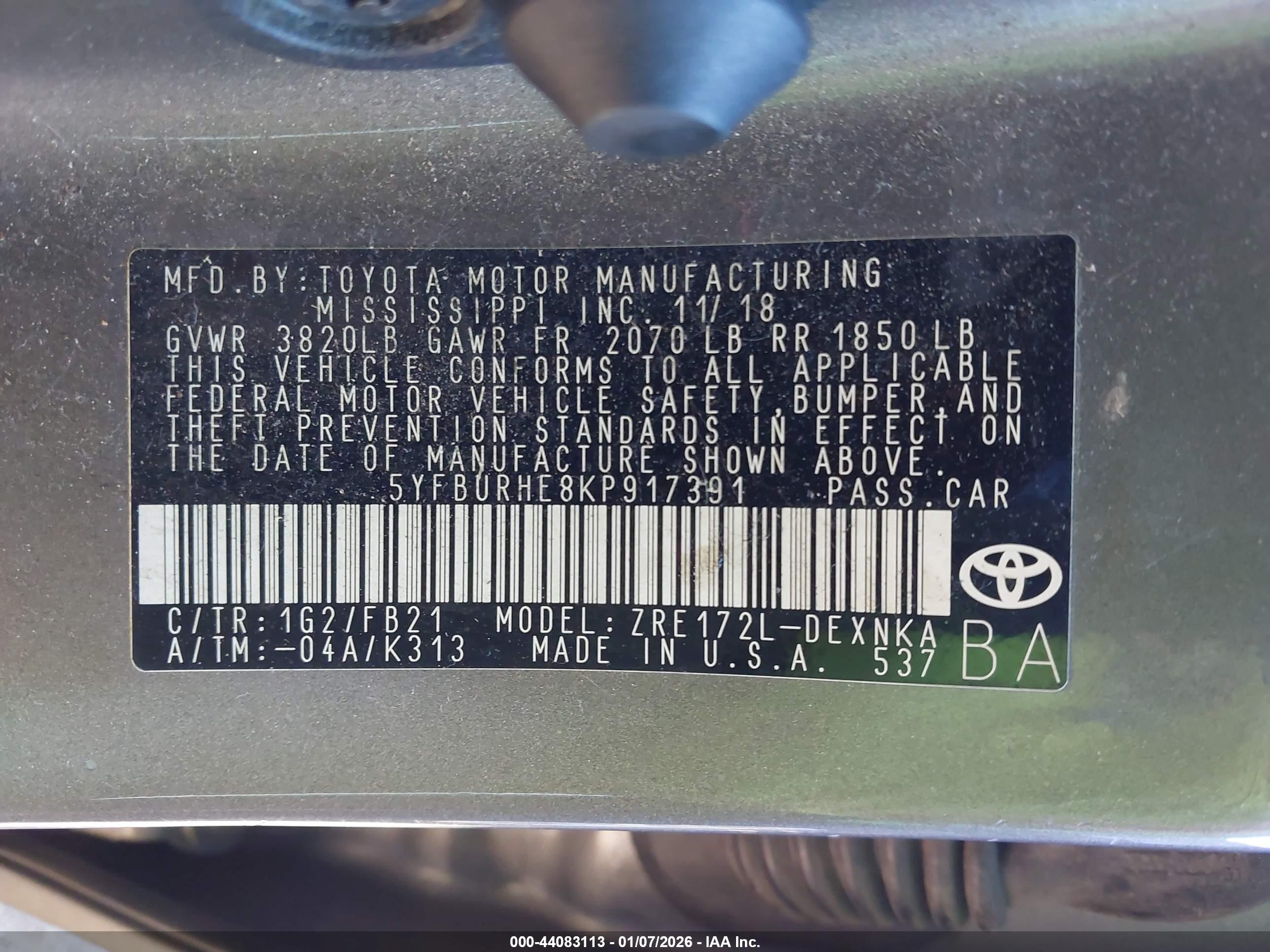 TOYOTA COROLLA image 9