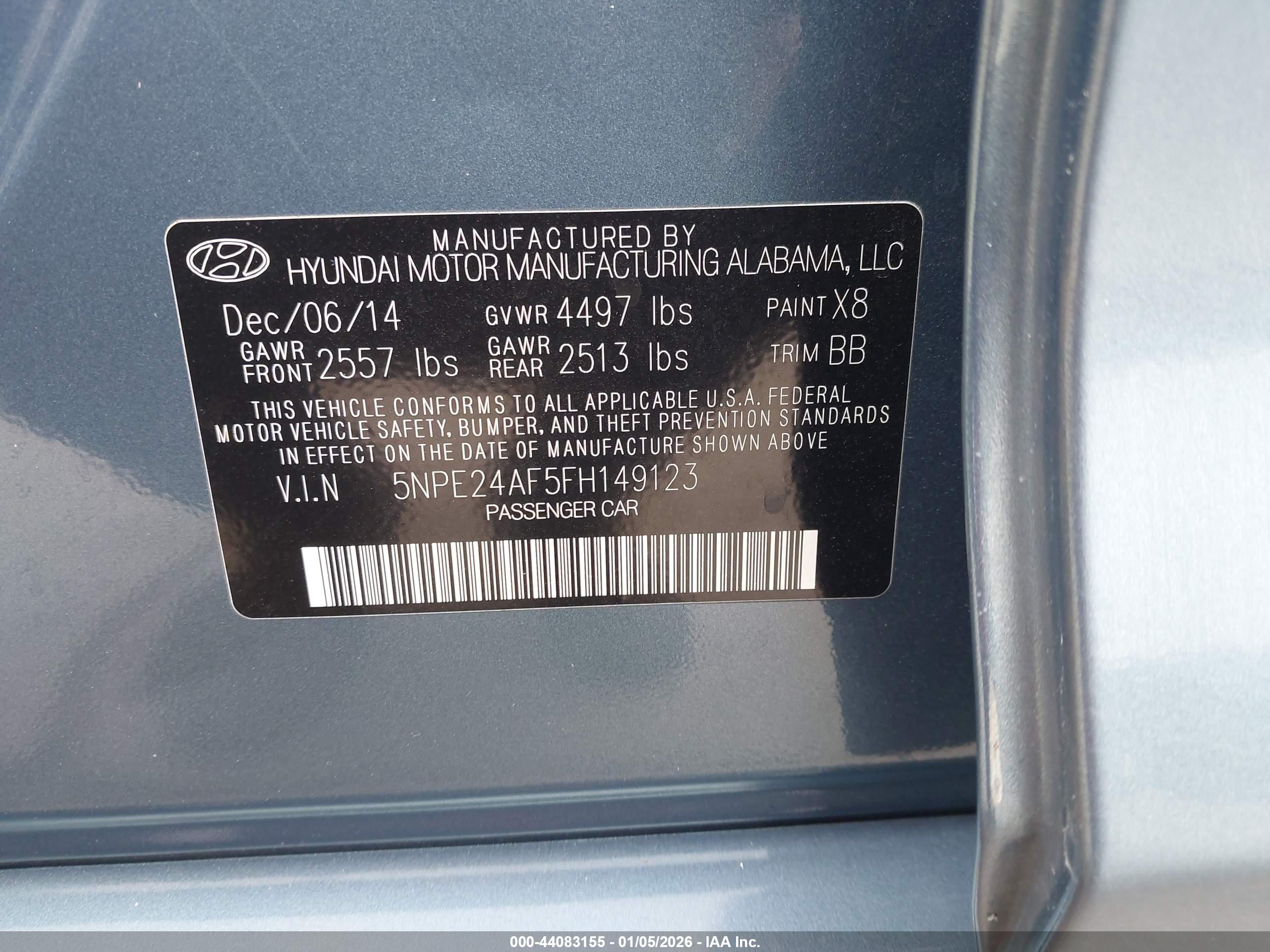 HYUNDAI SONATA image 9