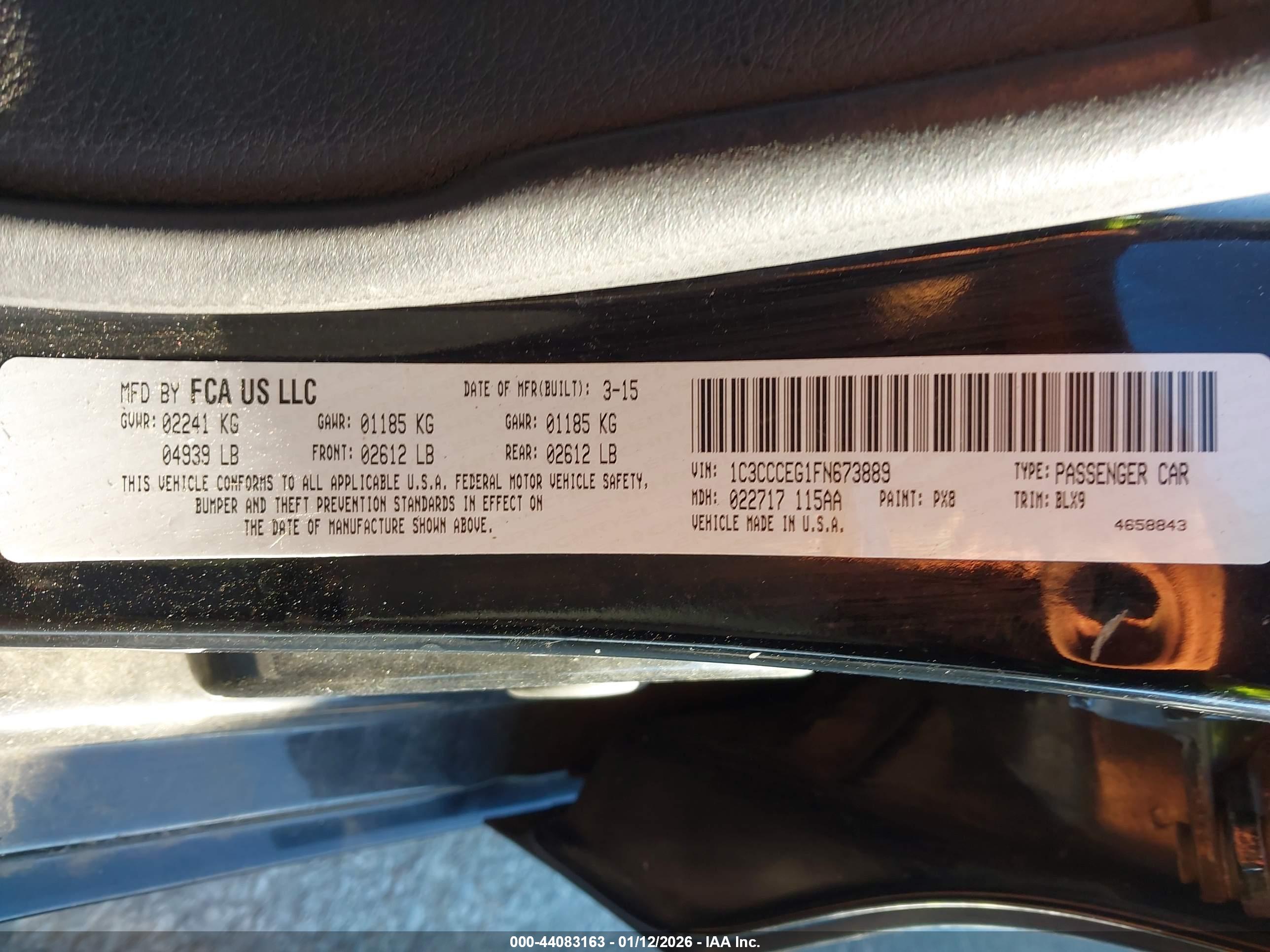 CHRYSLER 200 image 9