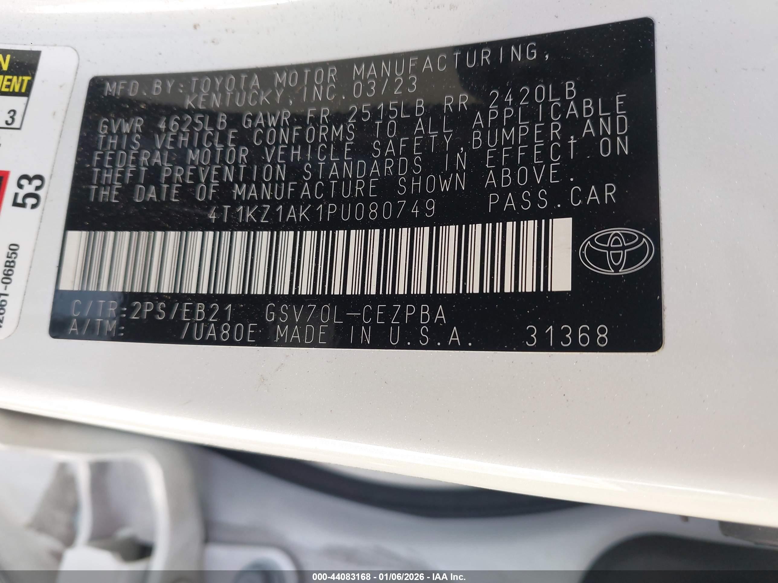 TOYOTA CAMRY image 9