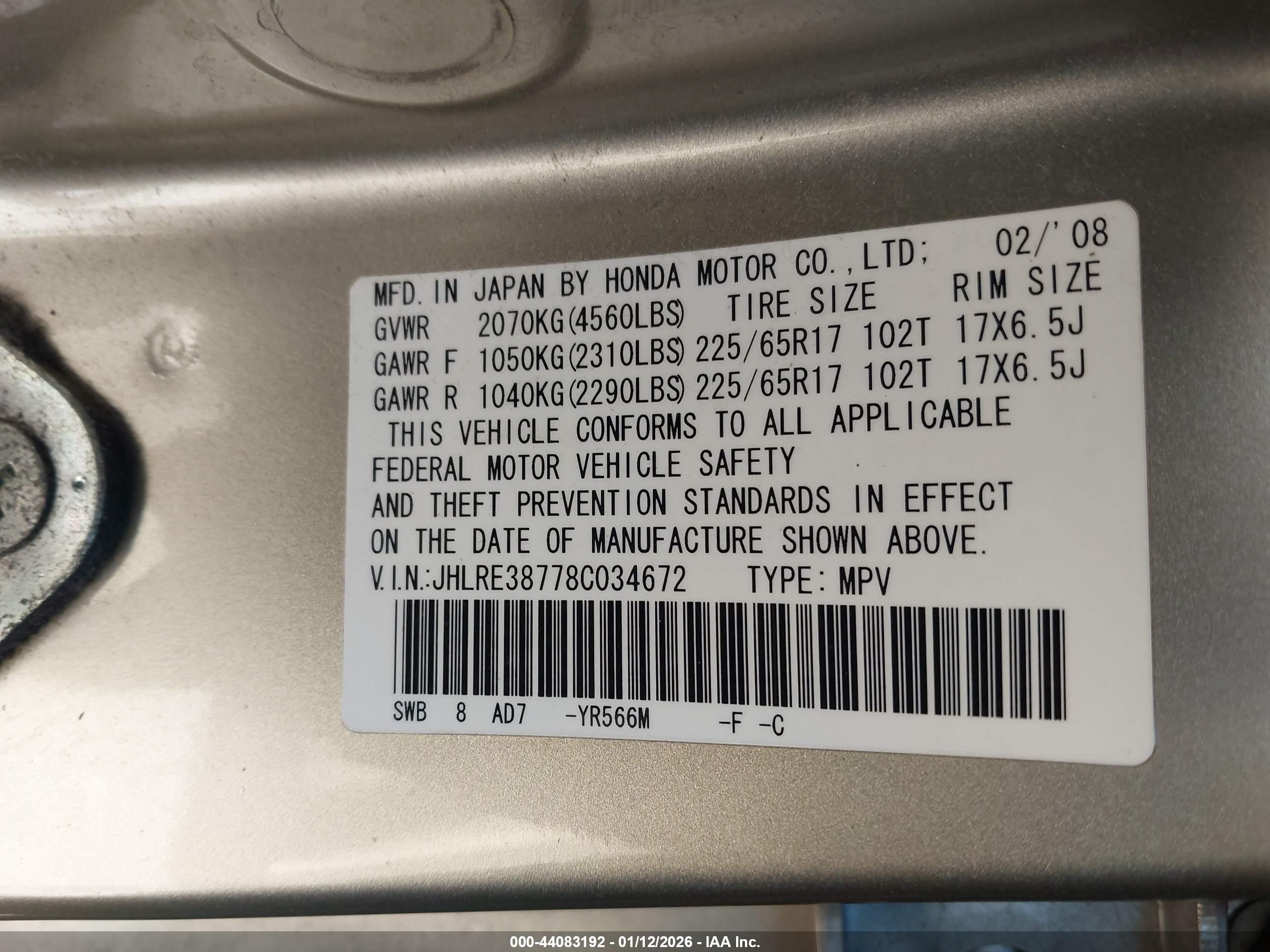 HONDA CR-V image 9