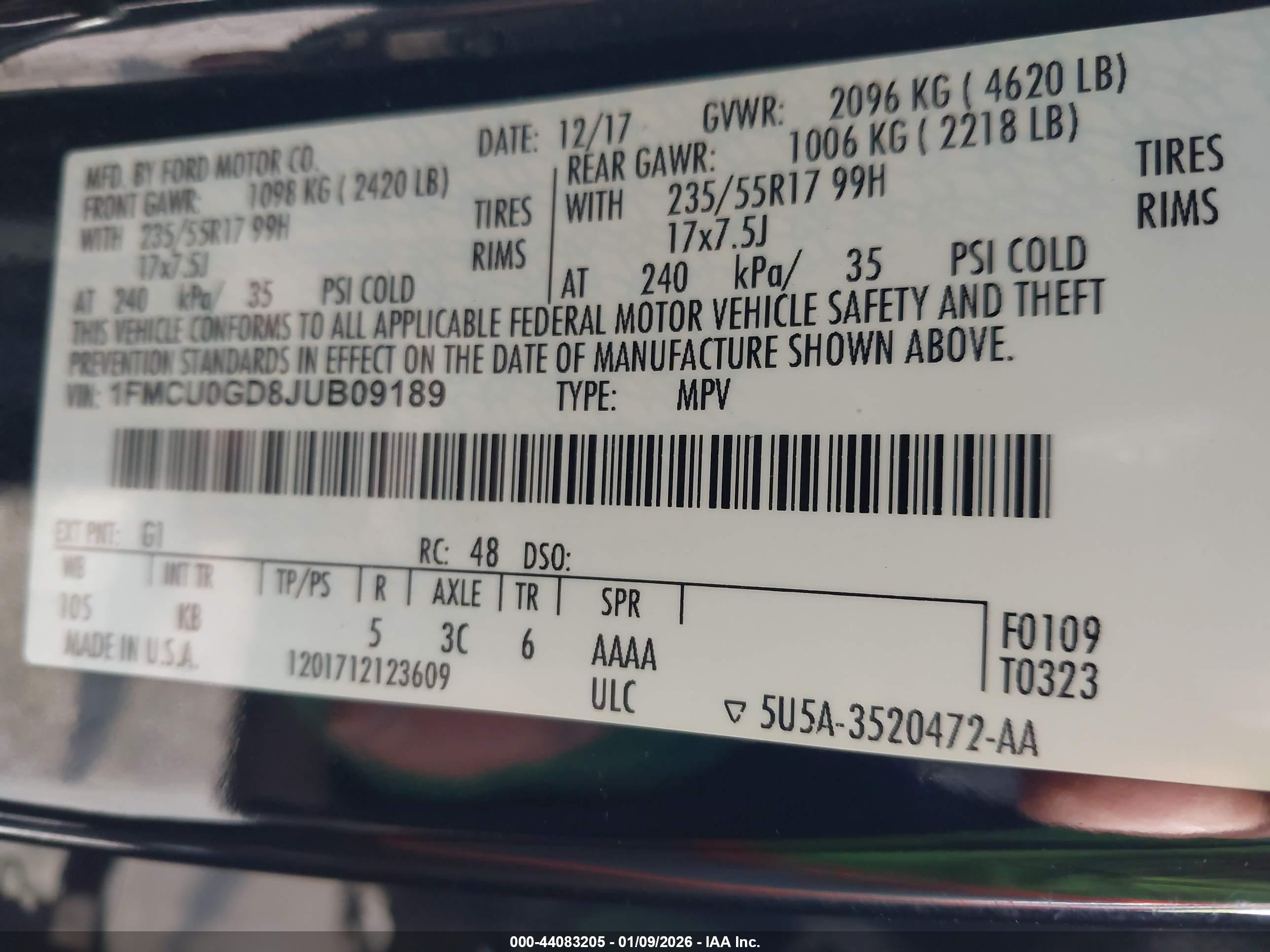 FORD ESCAPE image 9