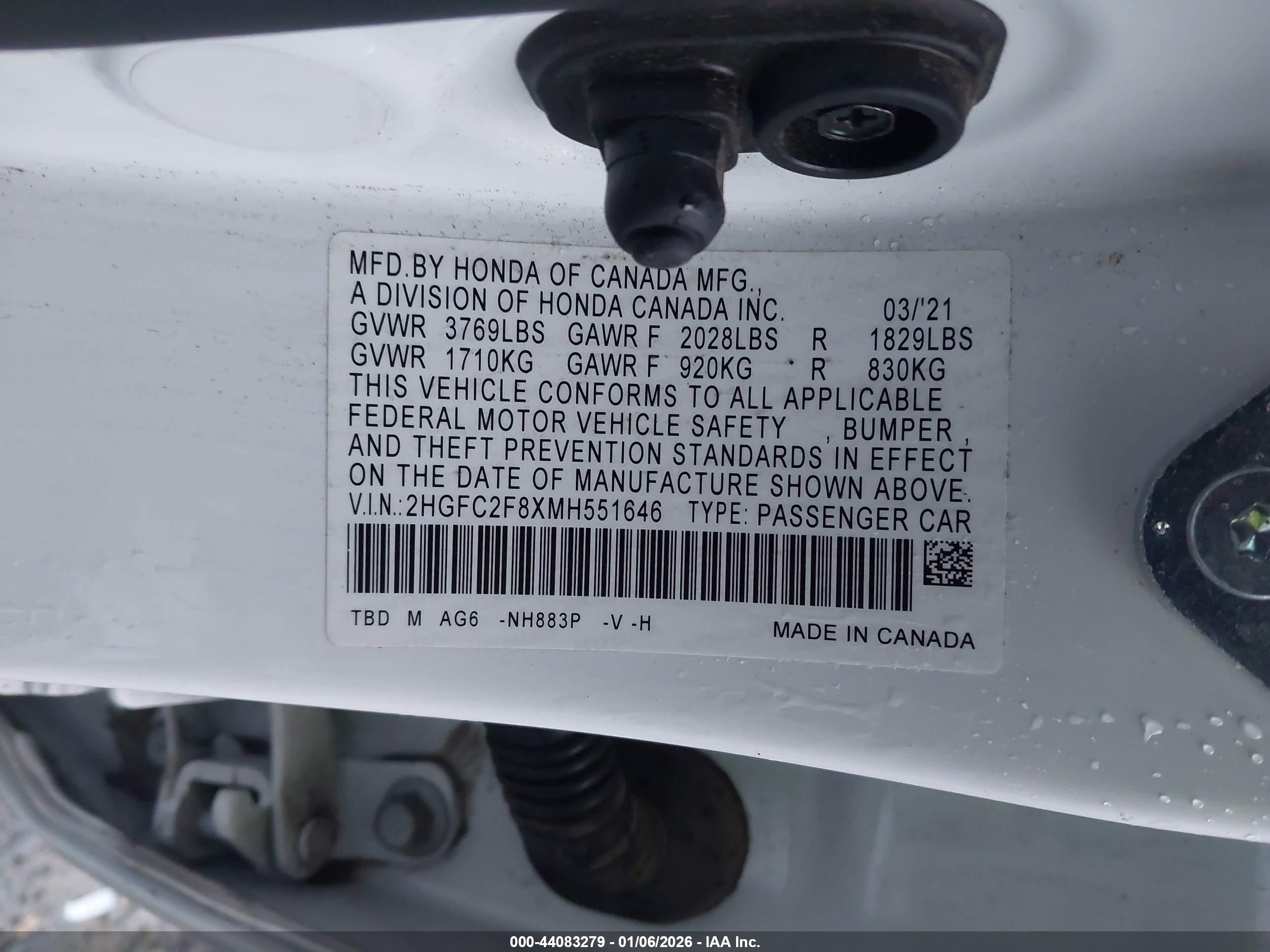 HONDA CIVIC image 9