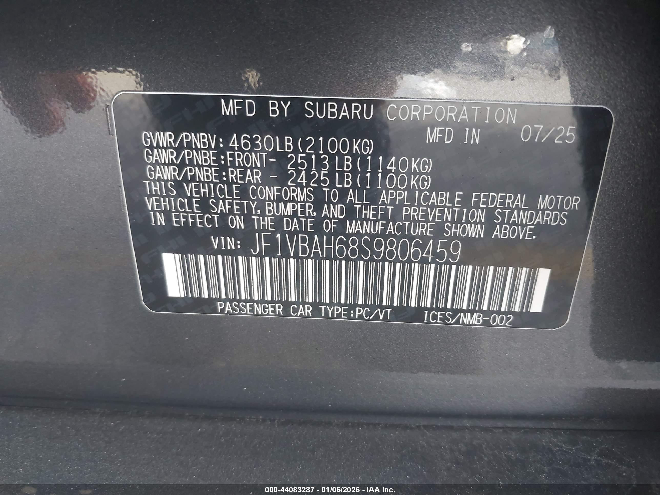 SUBARU WRX image 9