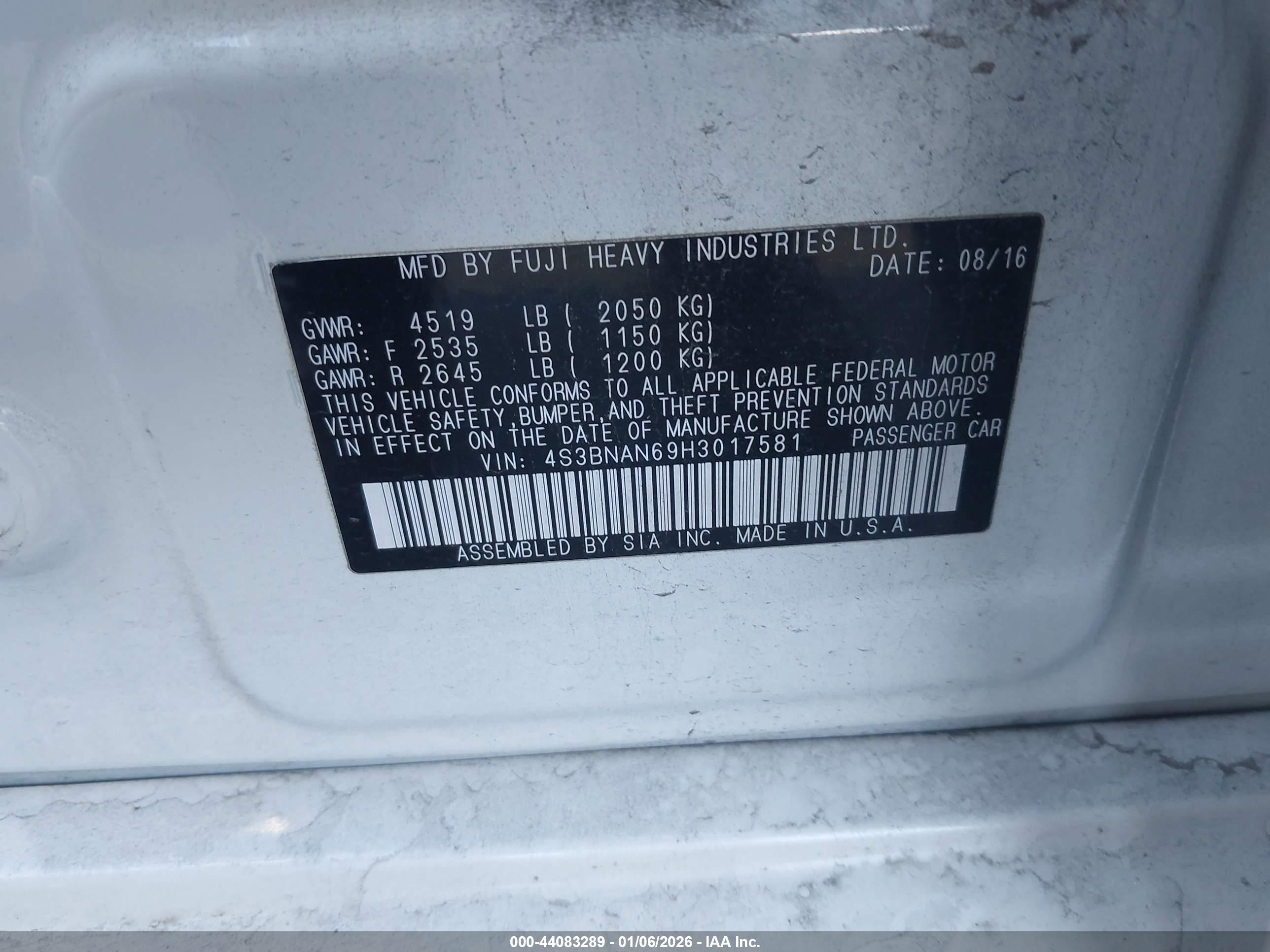 SUBARU LEGACY image 9