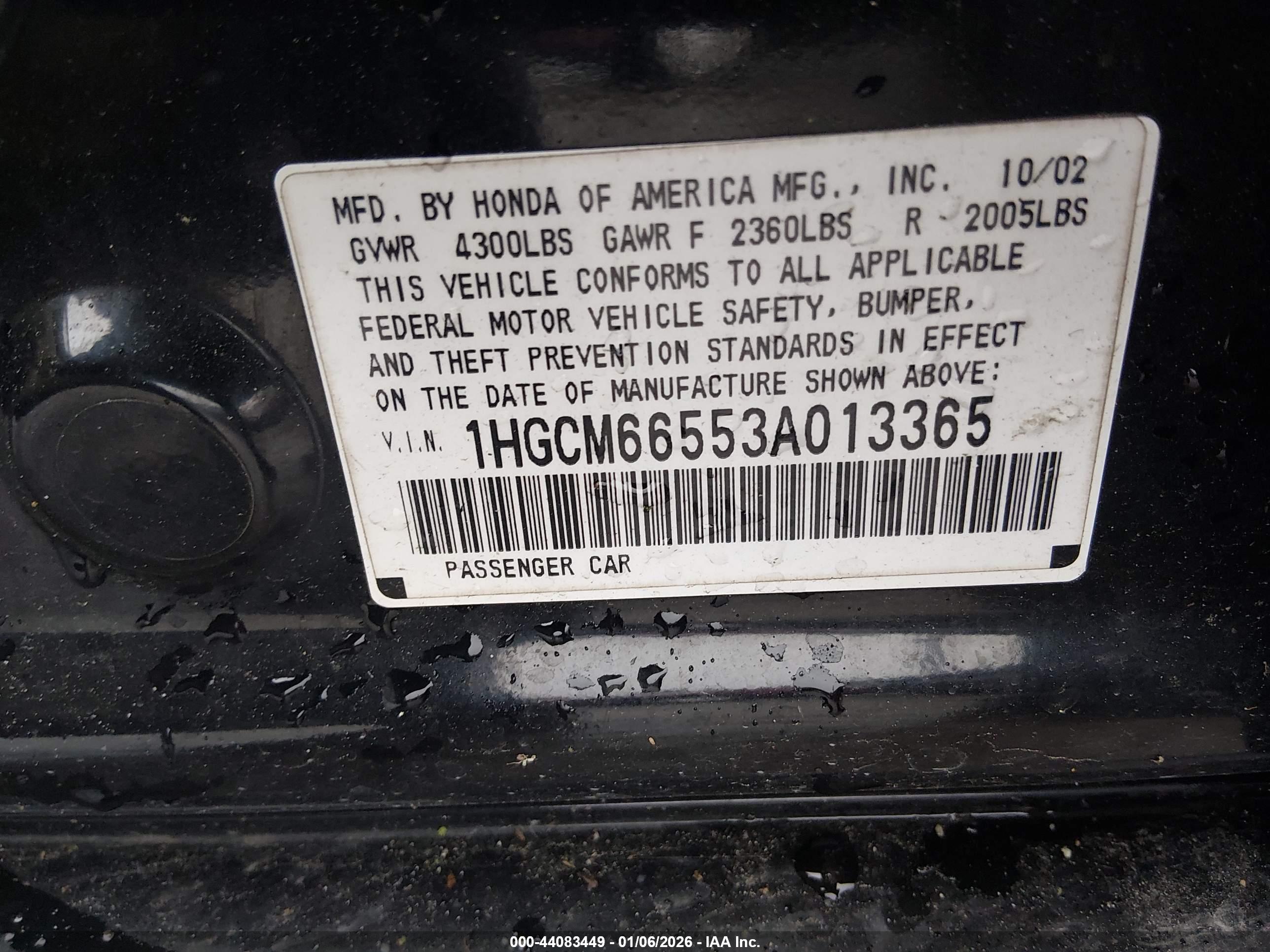 HONDA ACCORD image 9