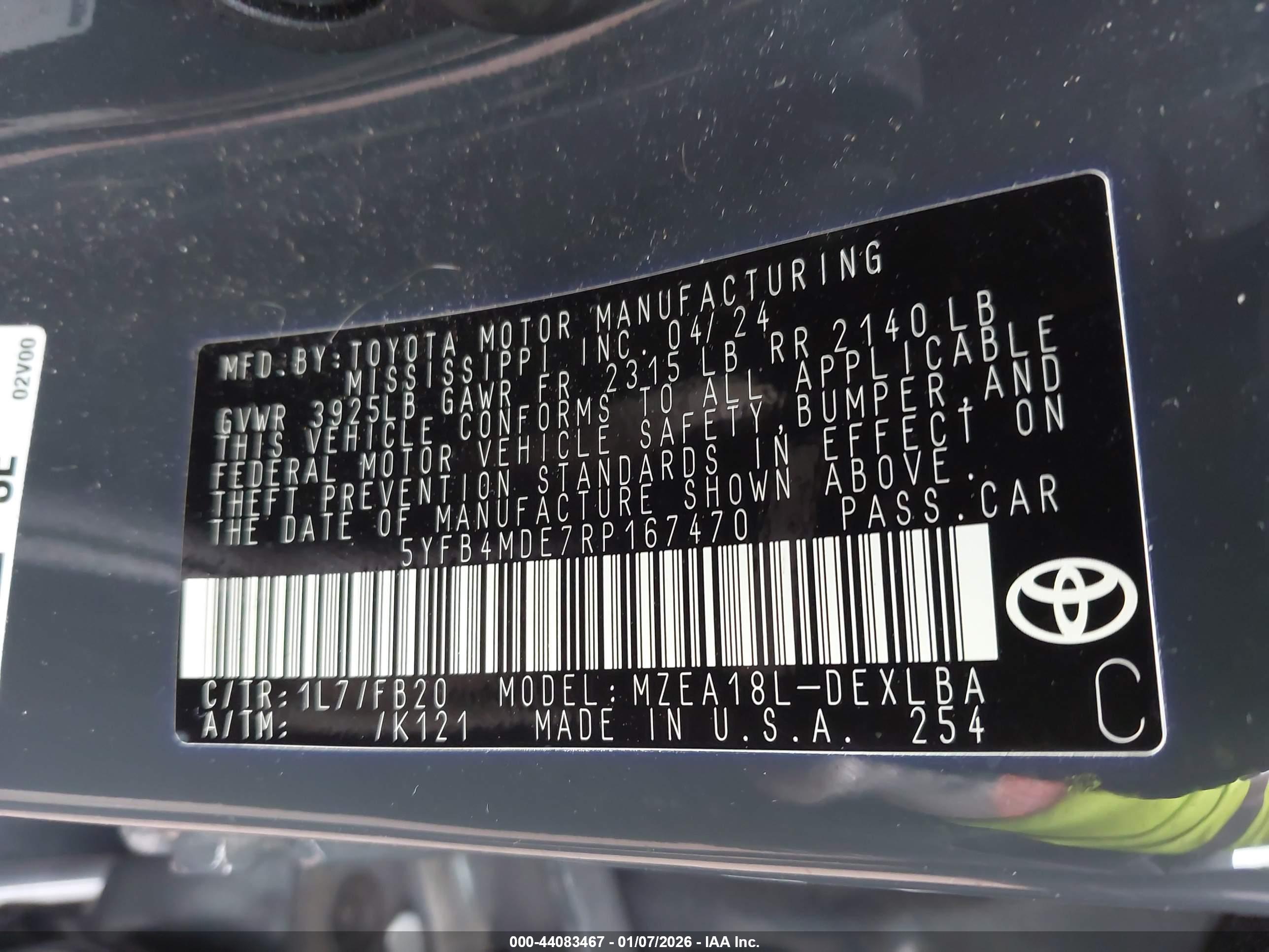 TOYOTA COROLLA image 9