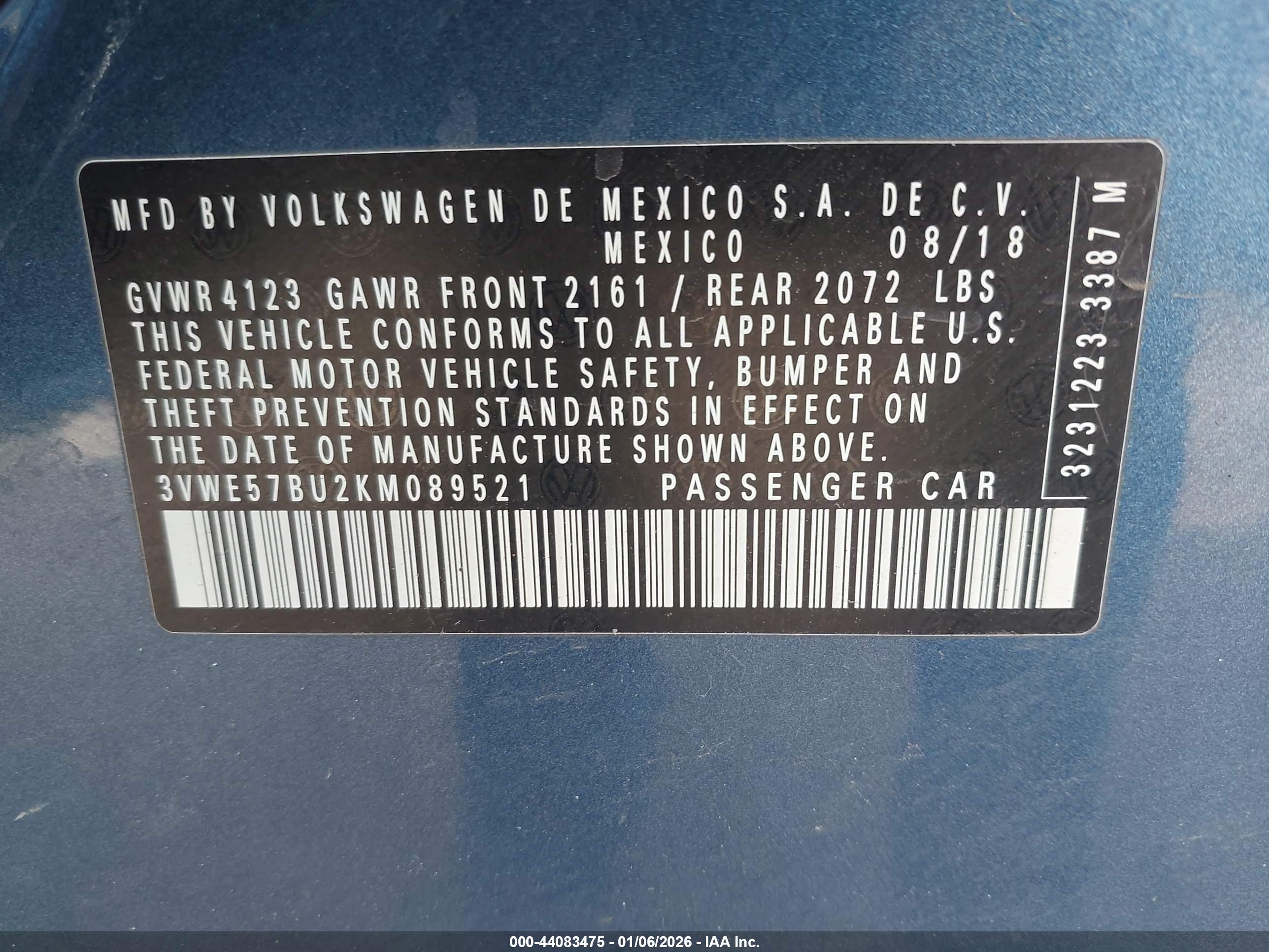 VOLKSWAGEN JETTA image 9