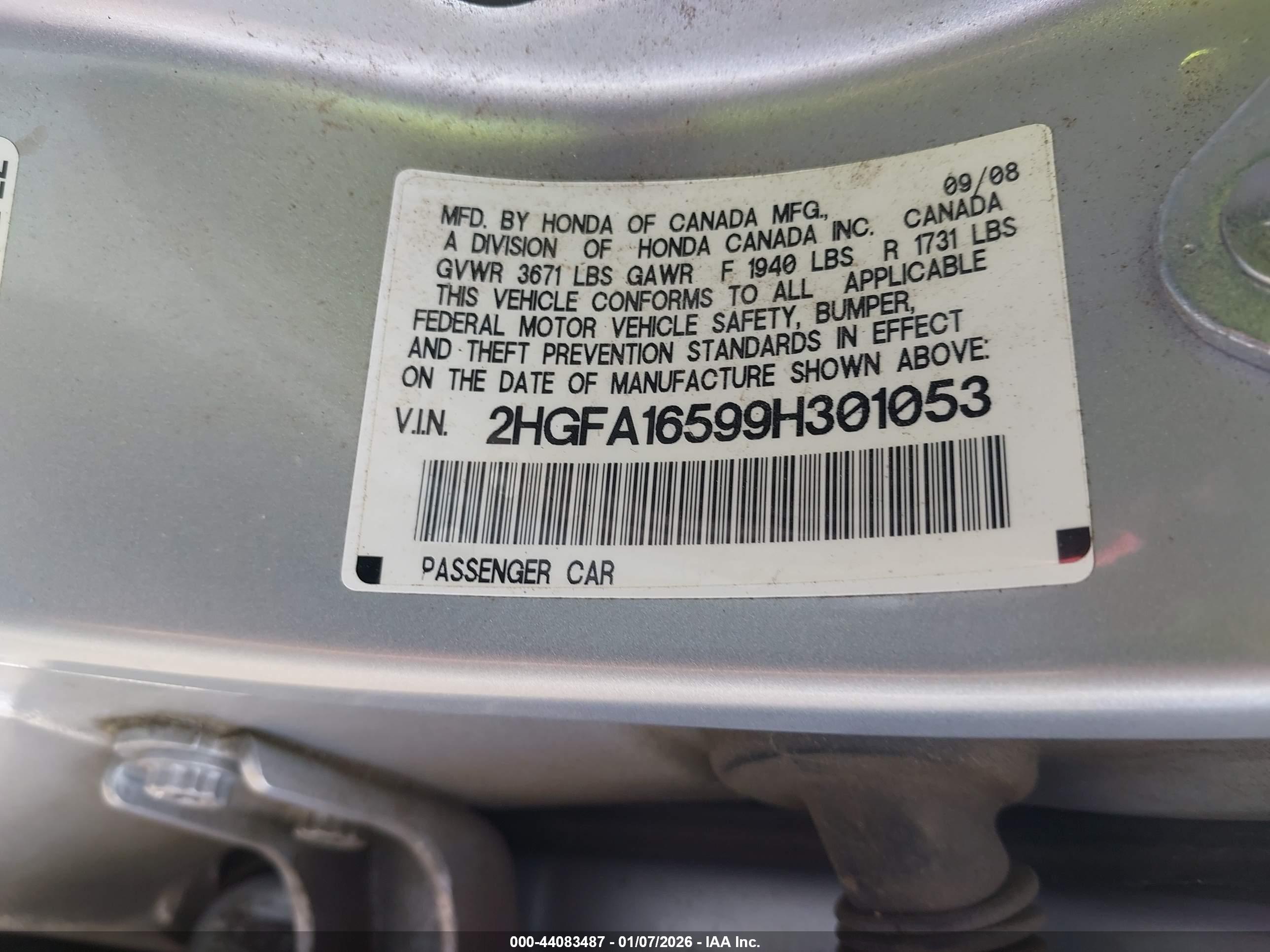 HONDA CIVIC image 9