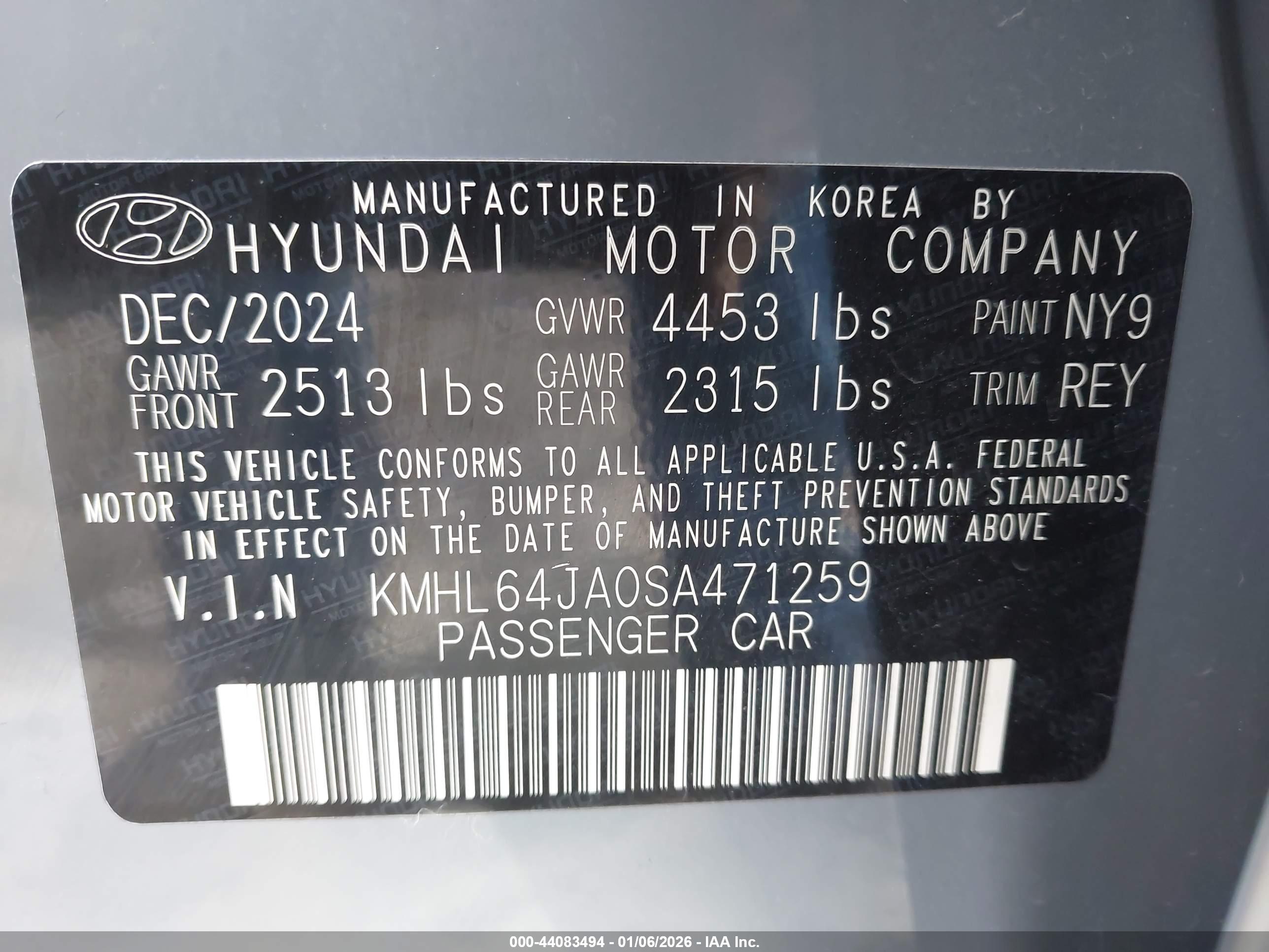 HYUNDAI SONATA image 9