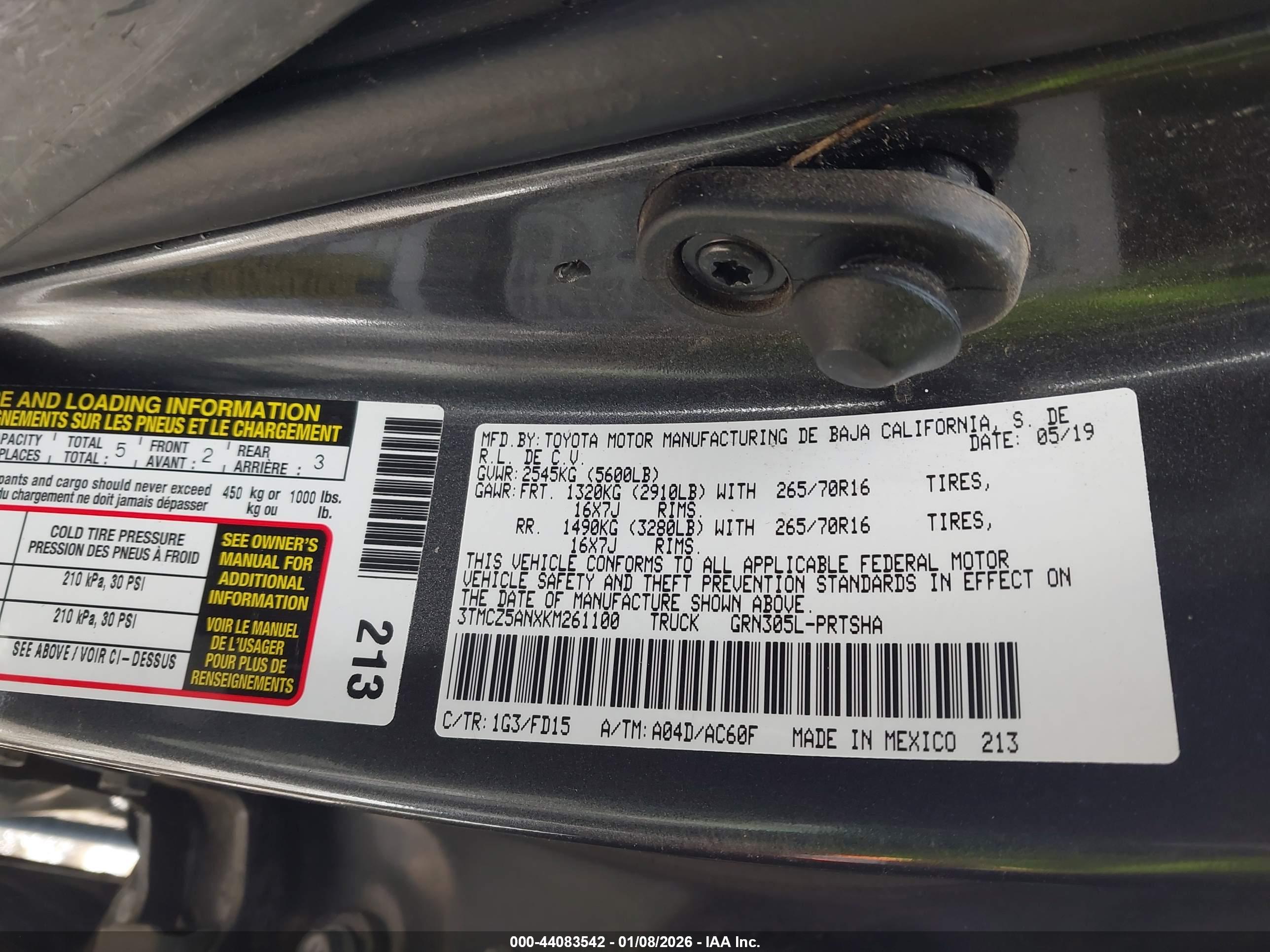 TOYOTA TACOMA image 9