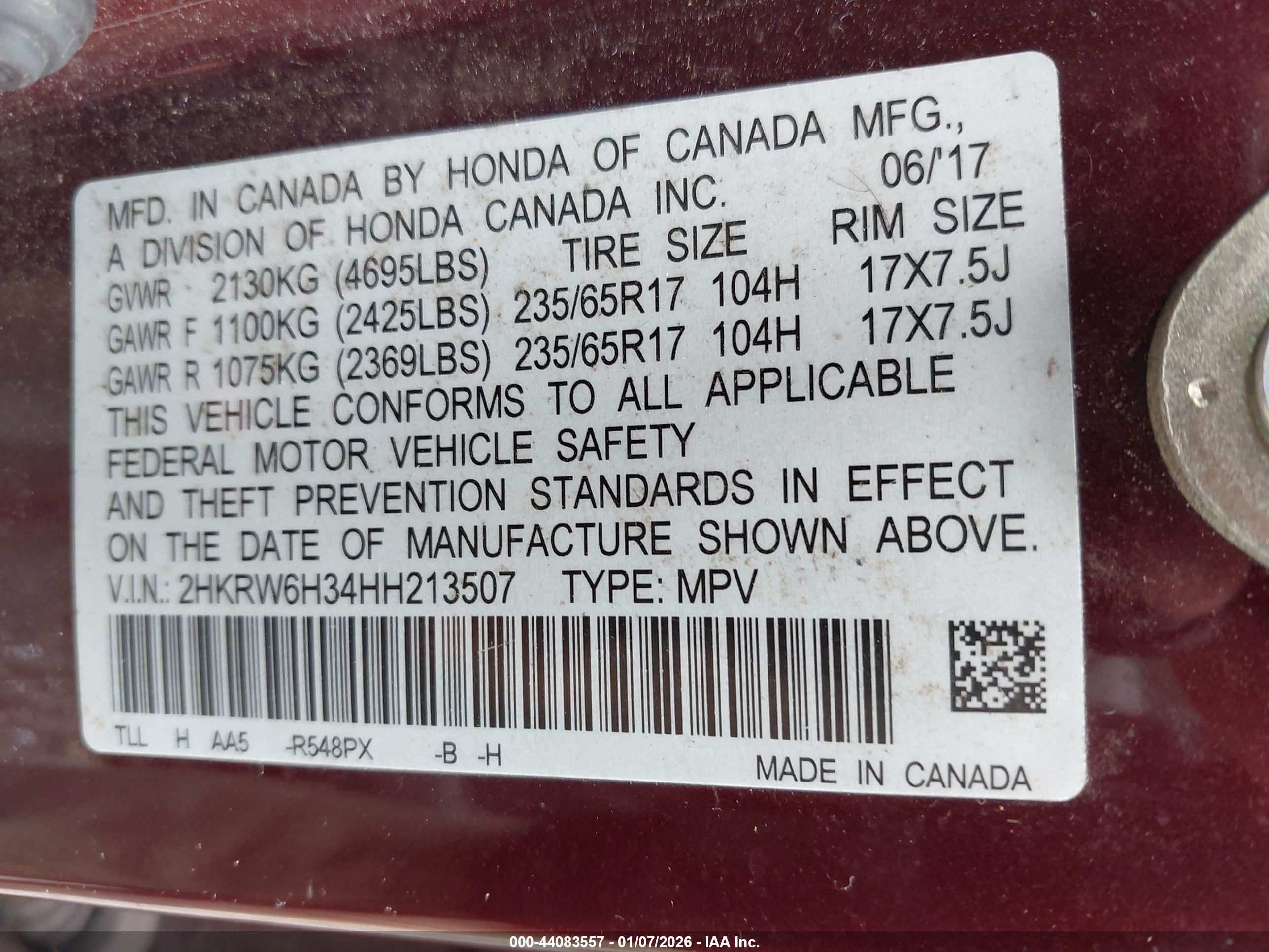 HONDA CR-V image 9