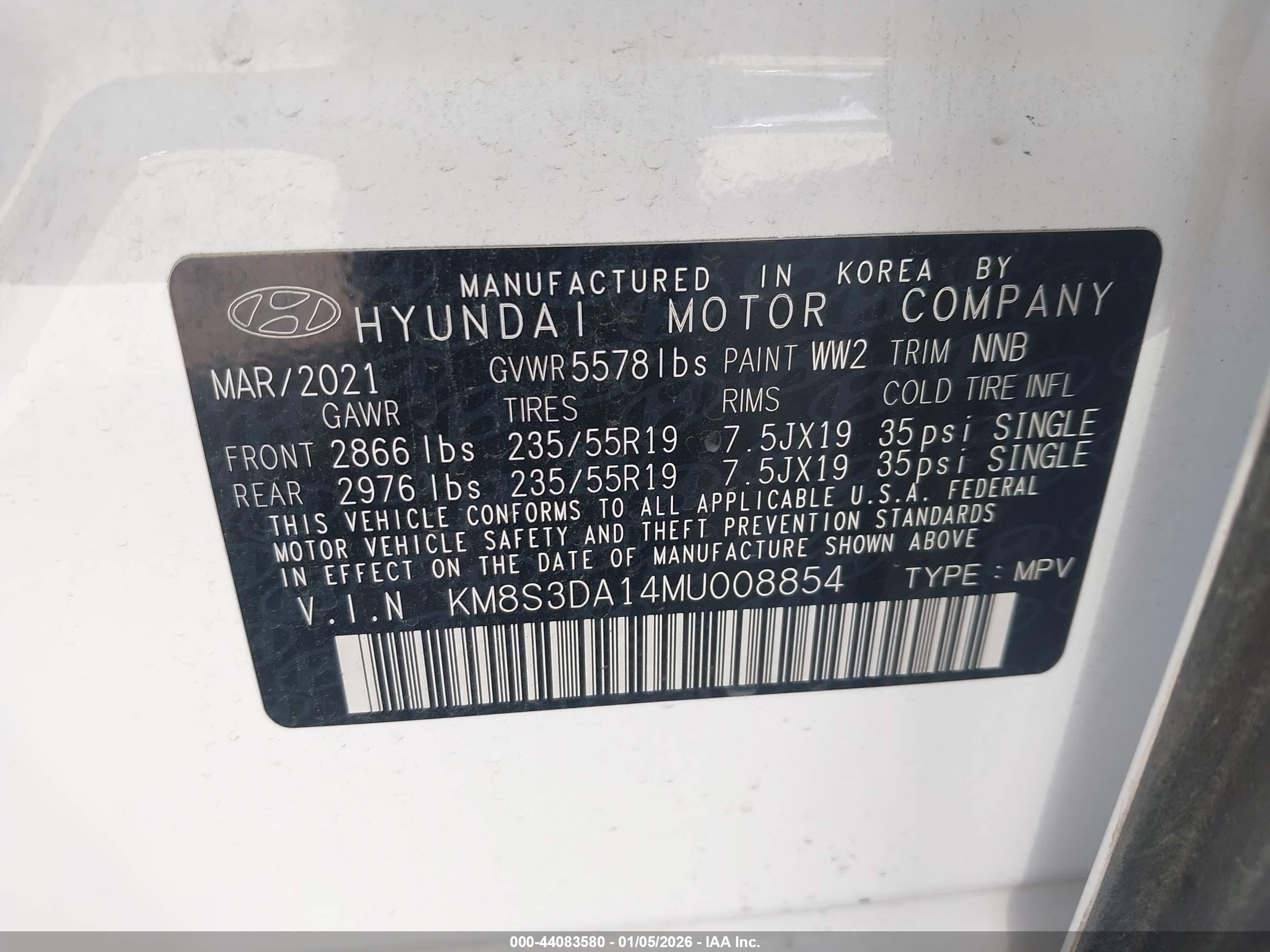 HYUNDAI SANTA image 9