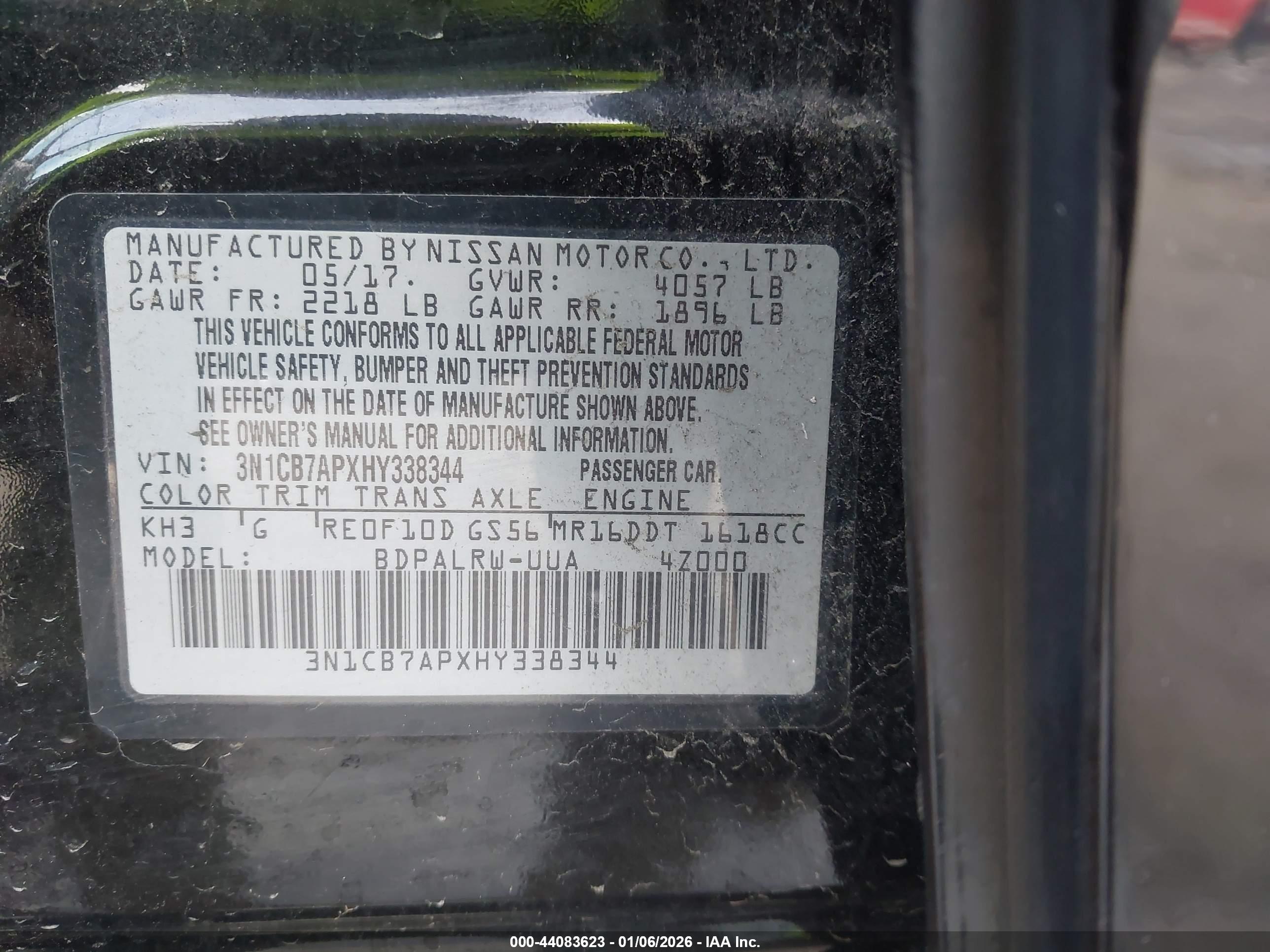 NISSAN SENTRA image 9