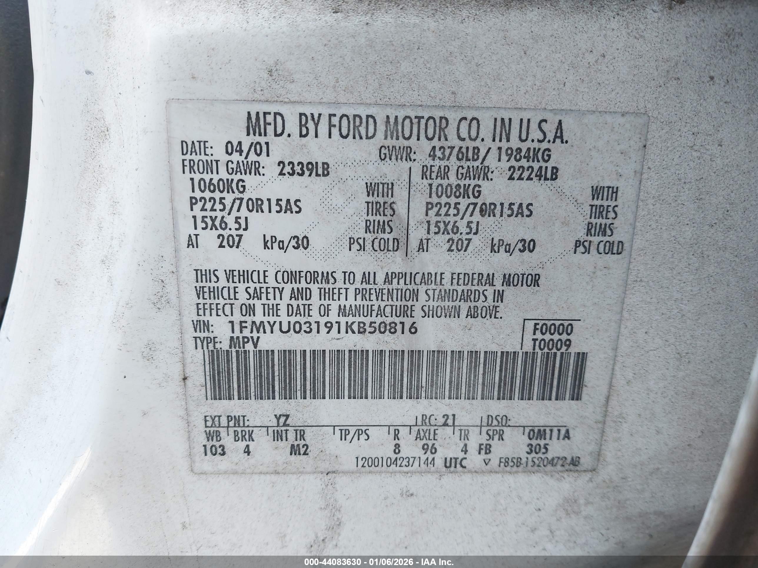 FORD ESCAPE image 9