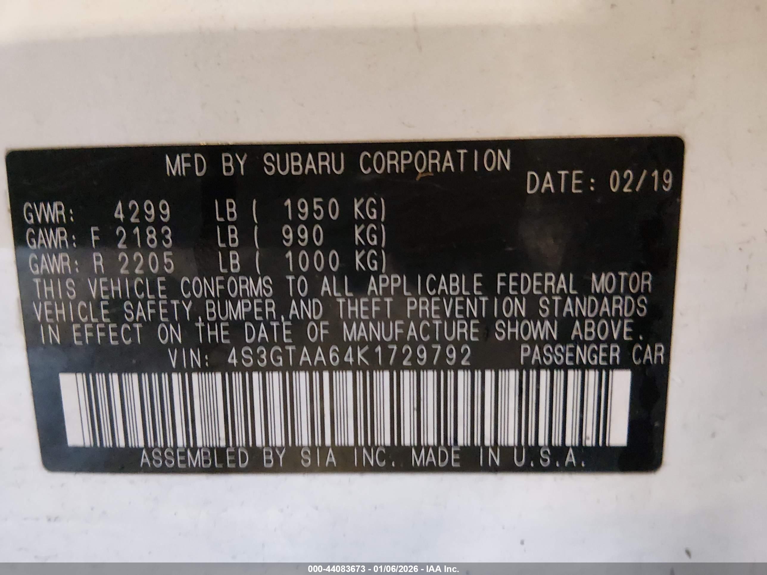 SUBARU IMPREZA image 9