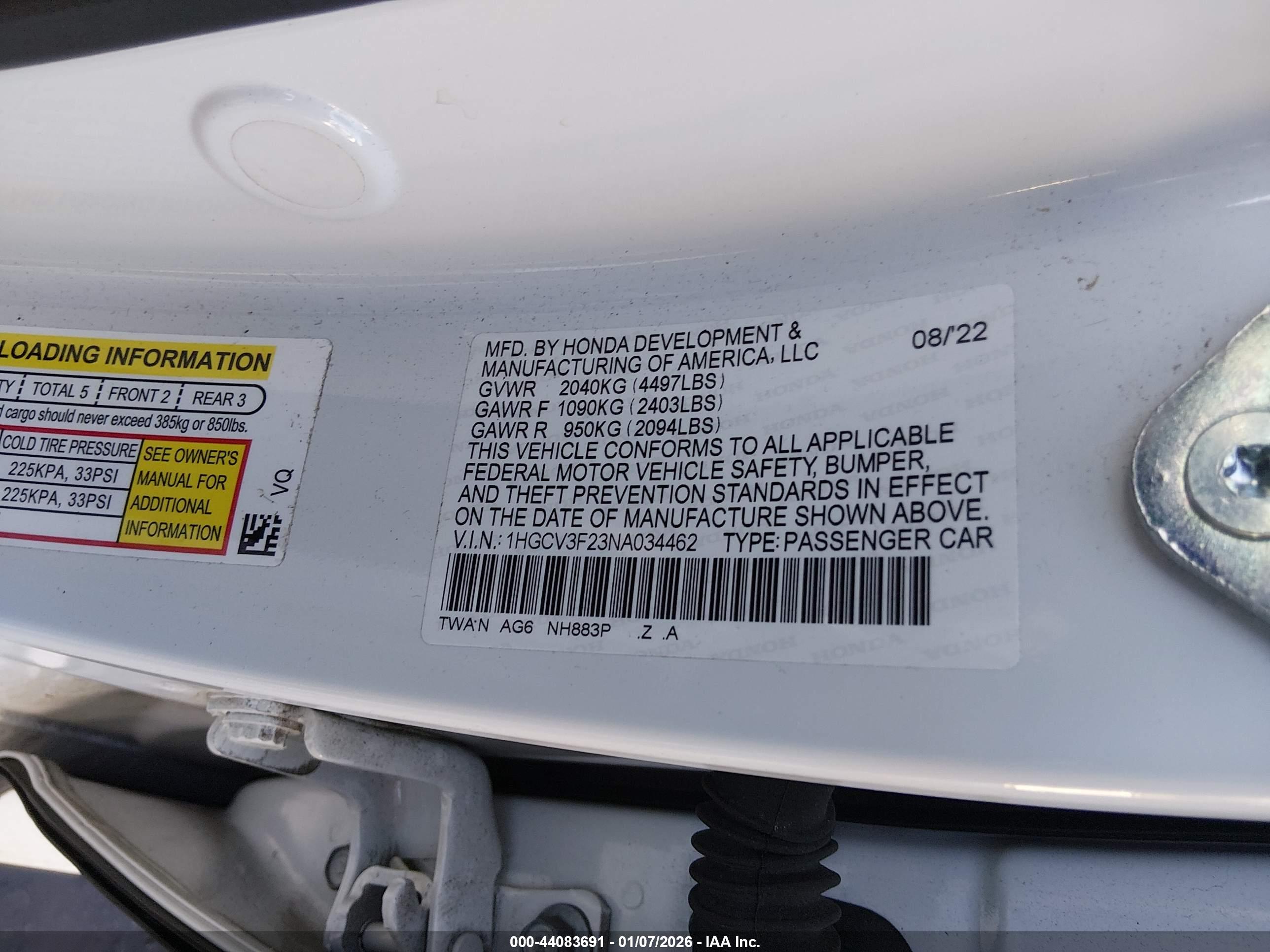 HONDA ACCORD image 9