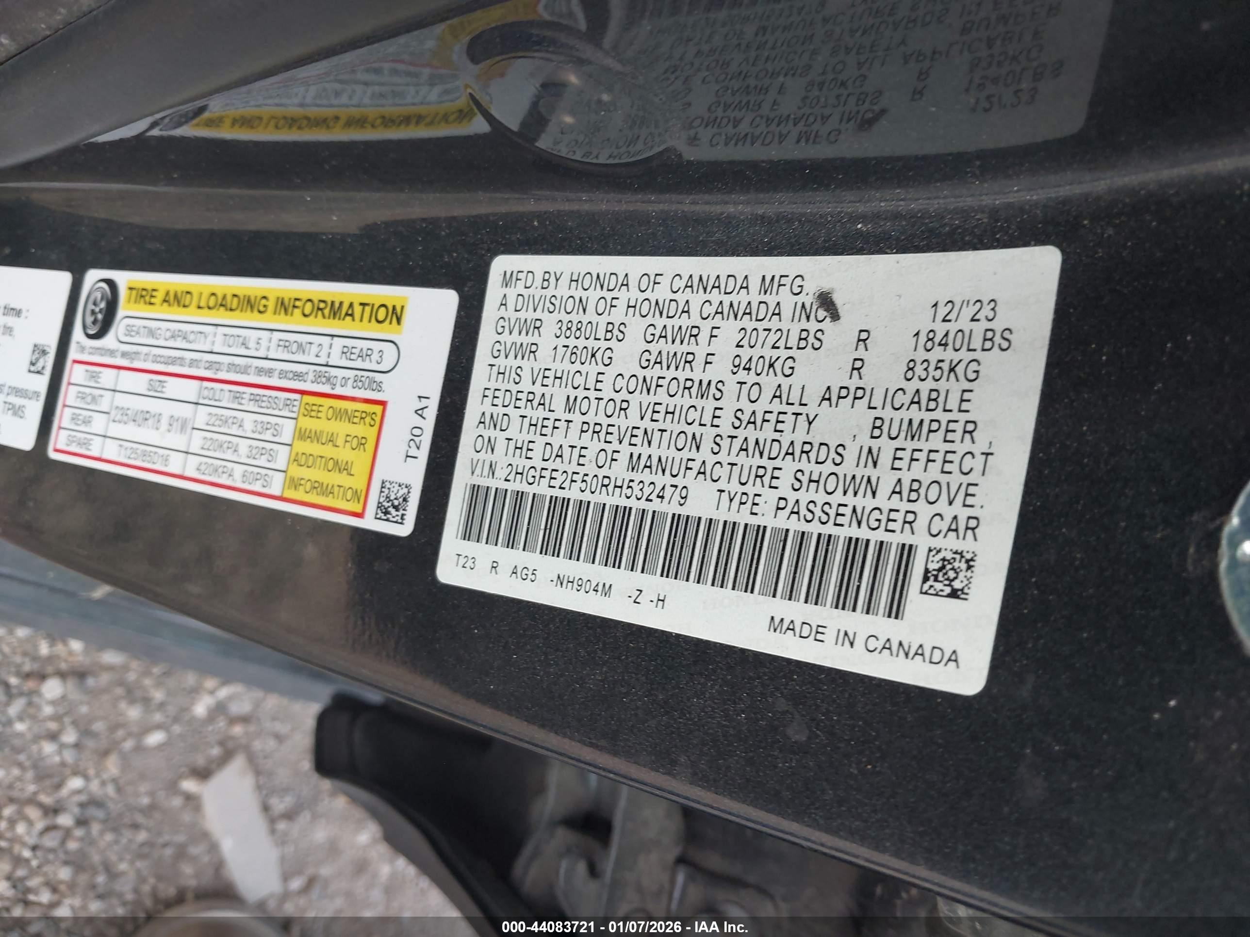 HONDA CIVIC image 9