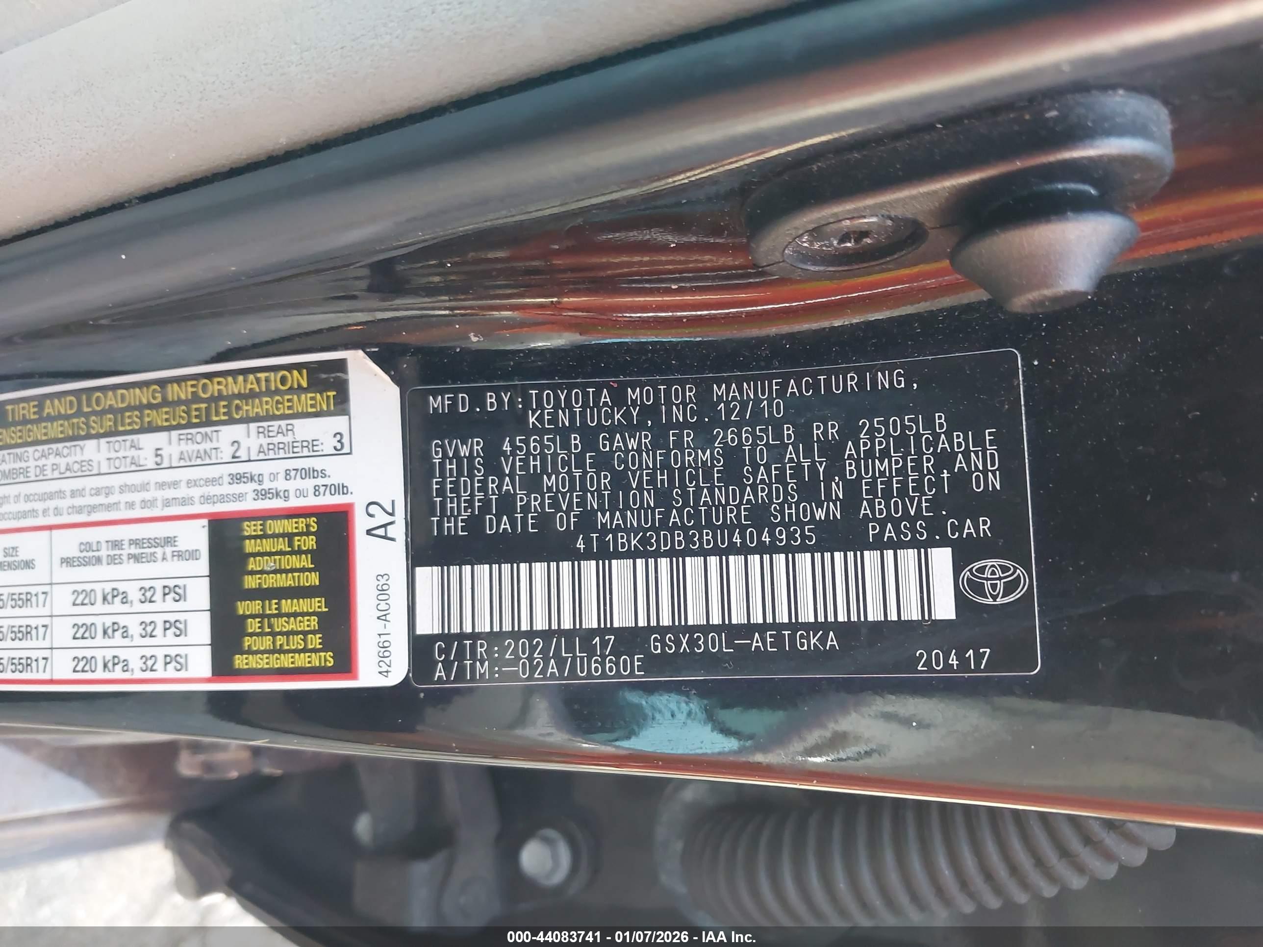 TOYOTA AVALON image 9