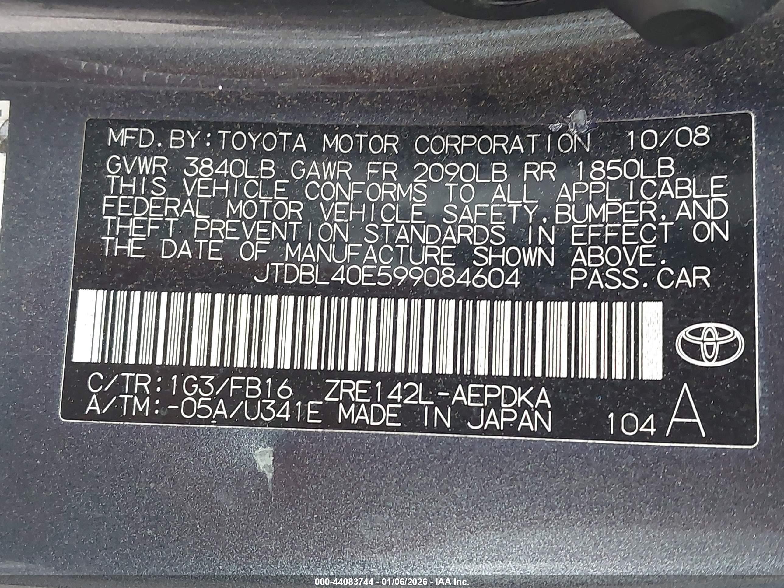 TOYOTA COROLLA image 9