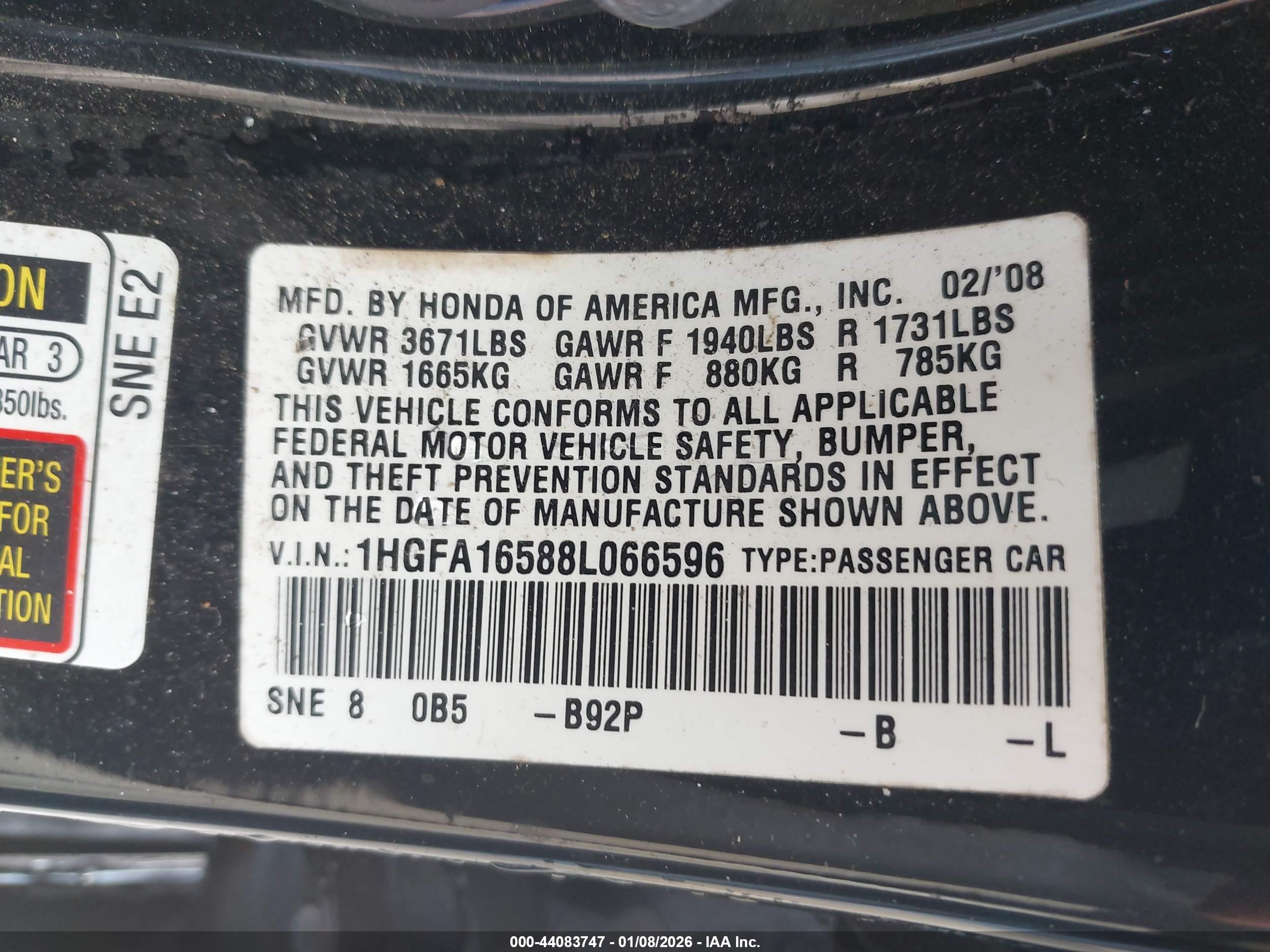 HONDA CIVIC image 9