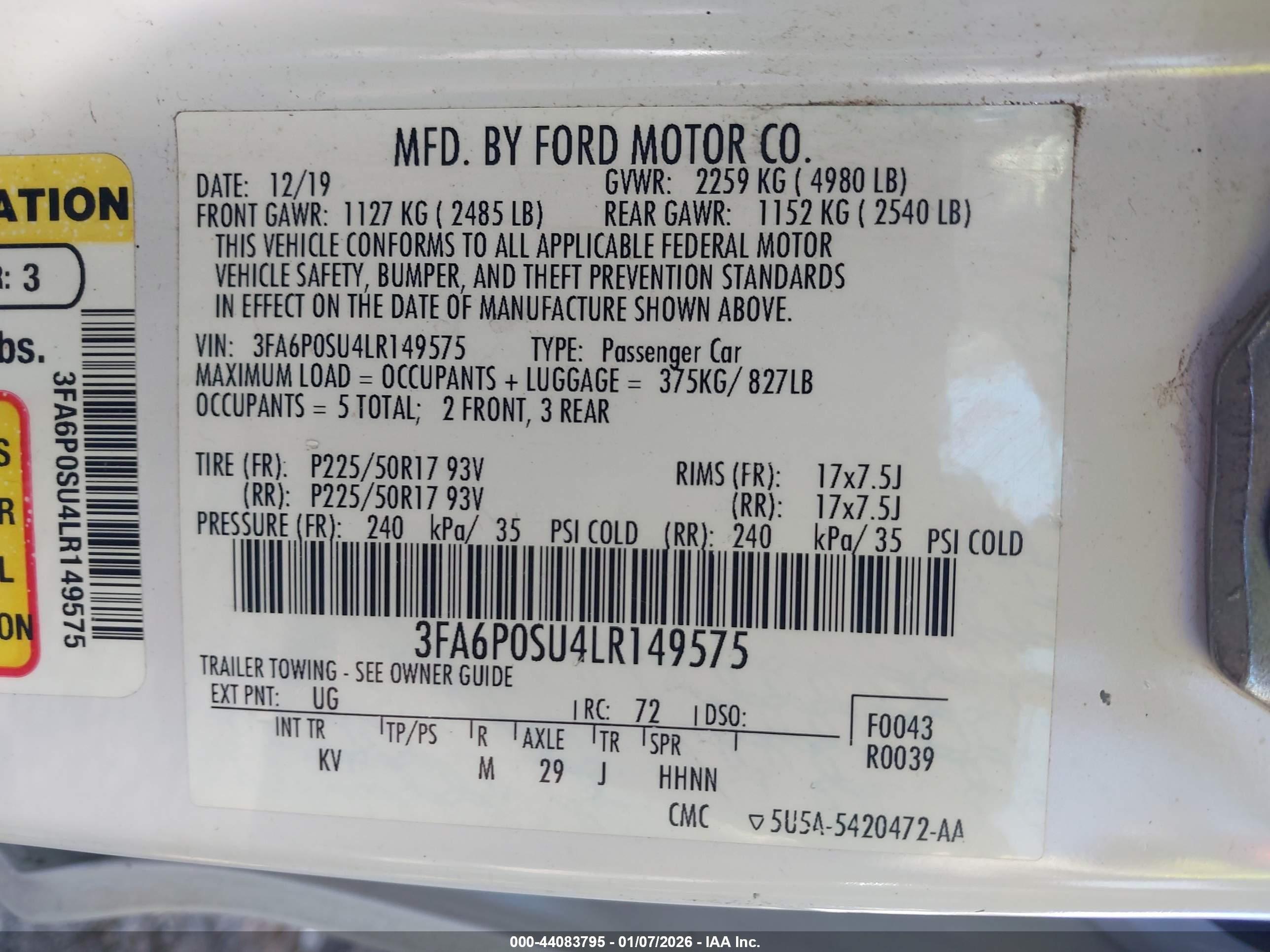 FORD FUSION image 9