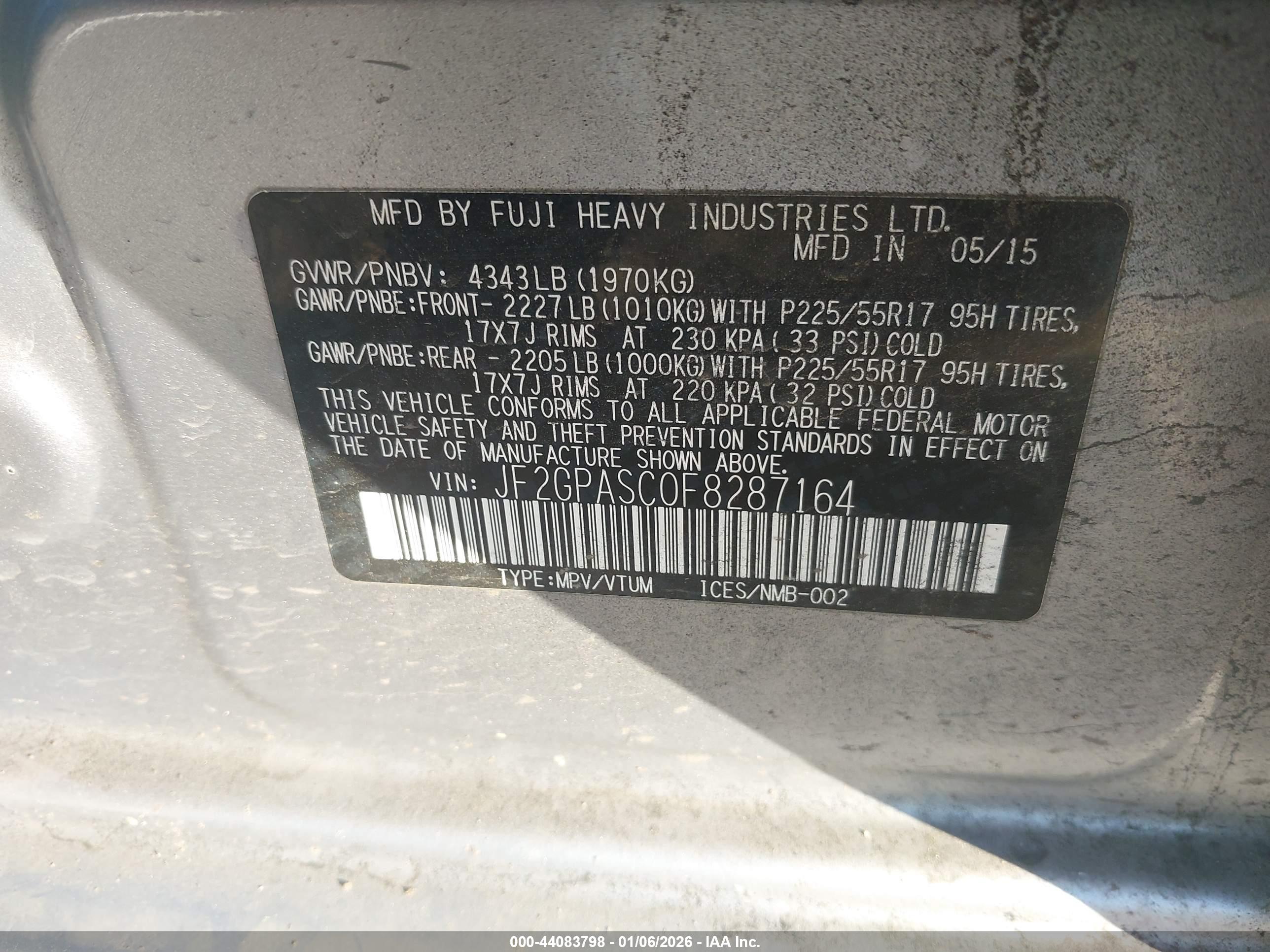 SUBARU XV image 9