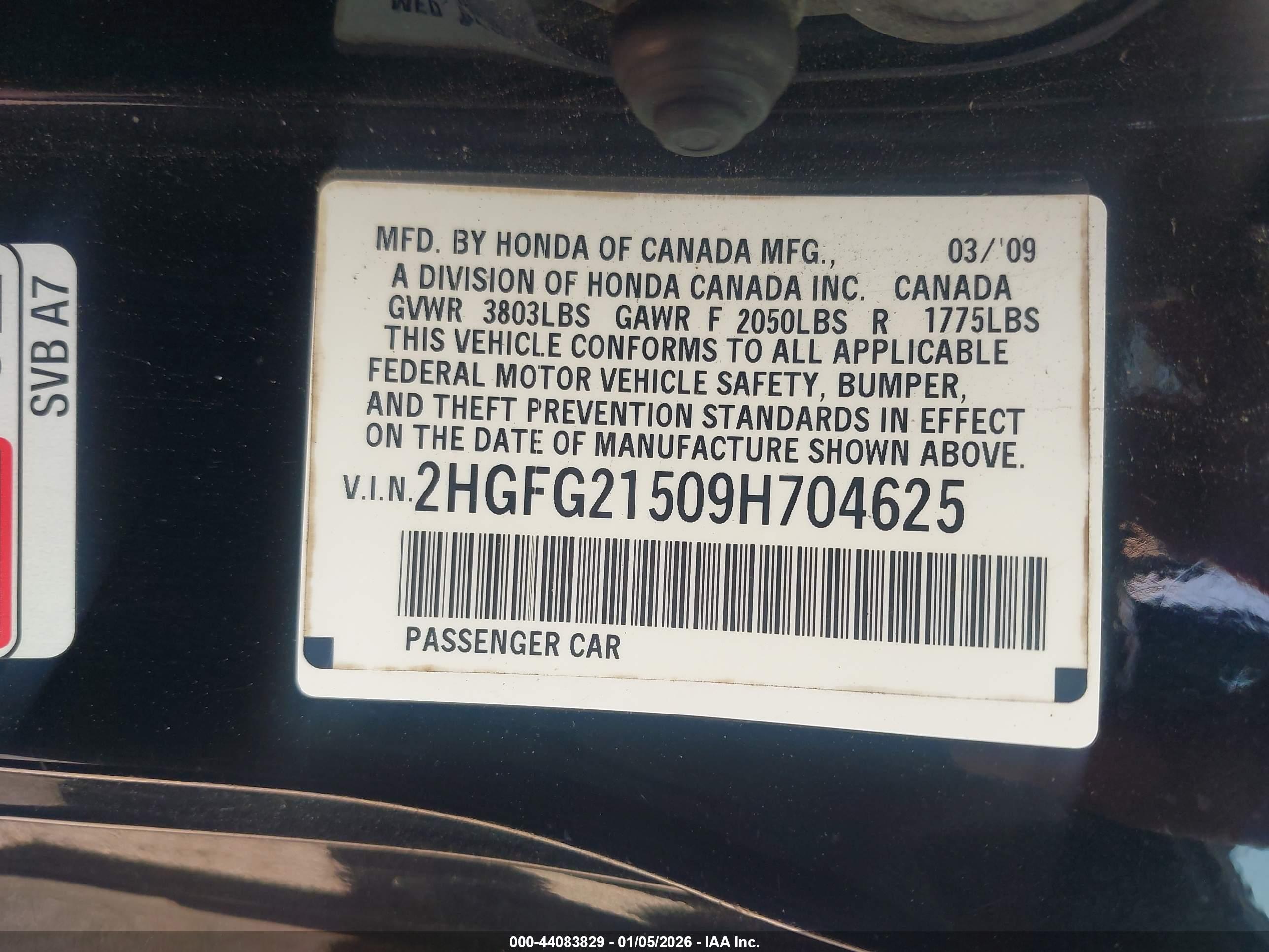 HONDA CIVIC image 9