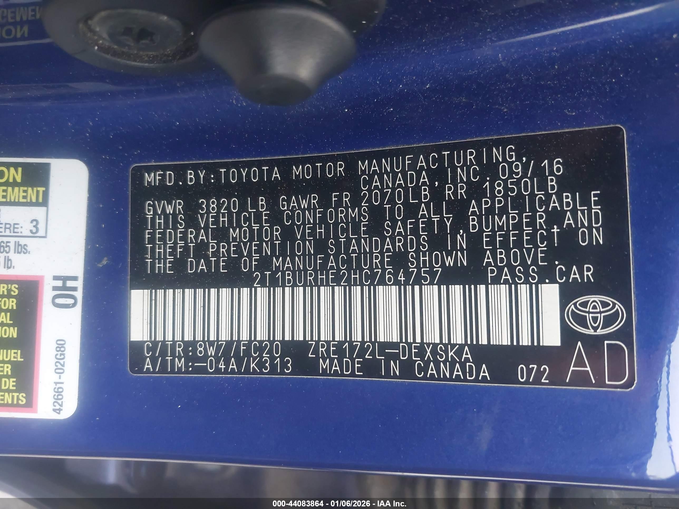 TOYOTA COROLLA image 9