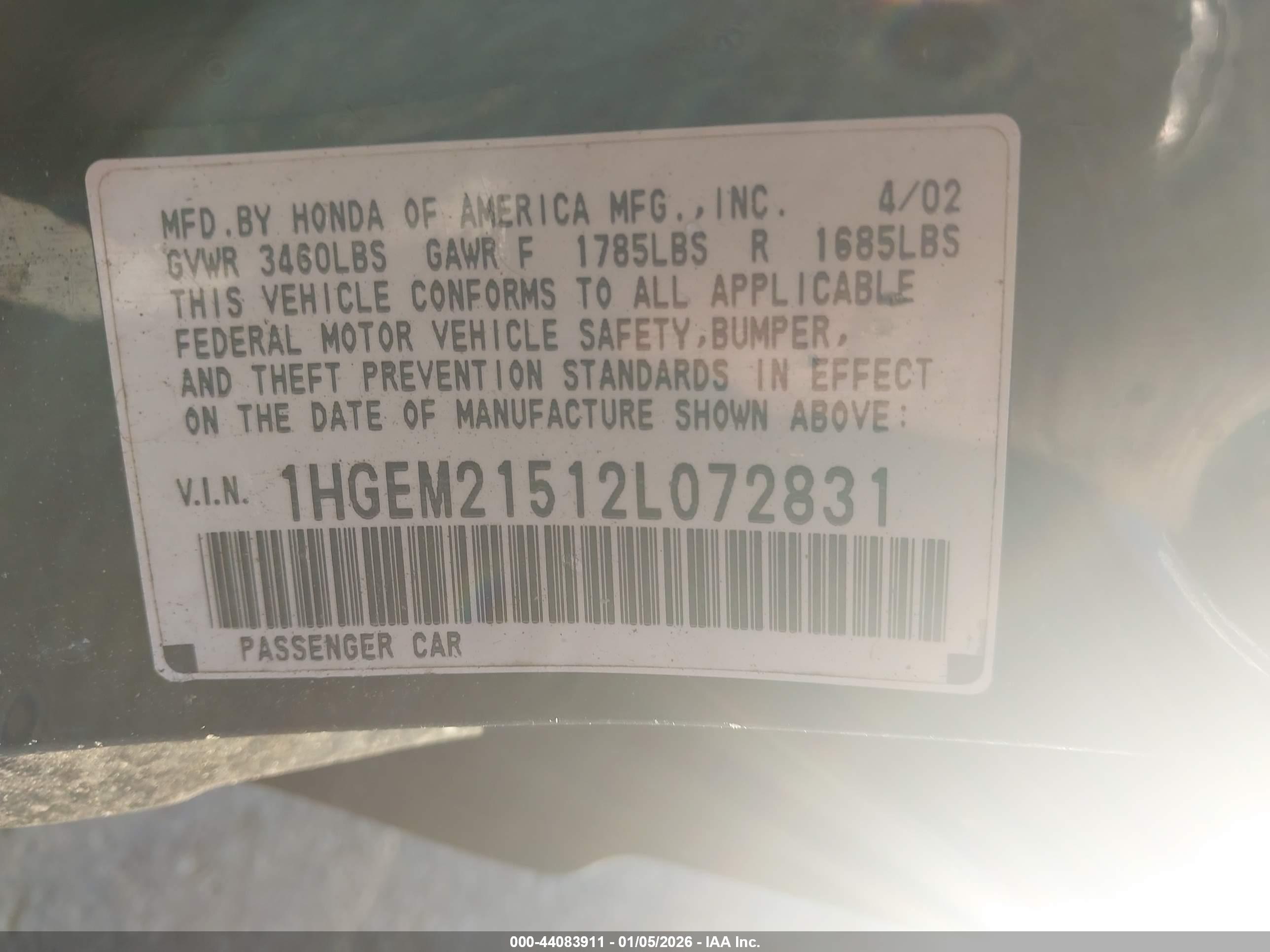HONDA CIVIC image 9