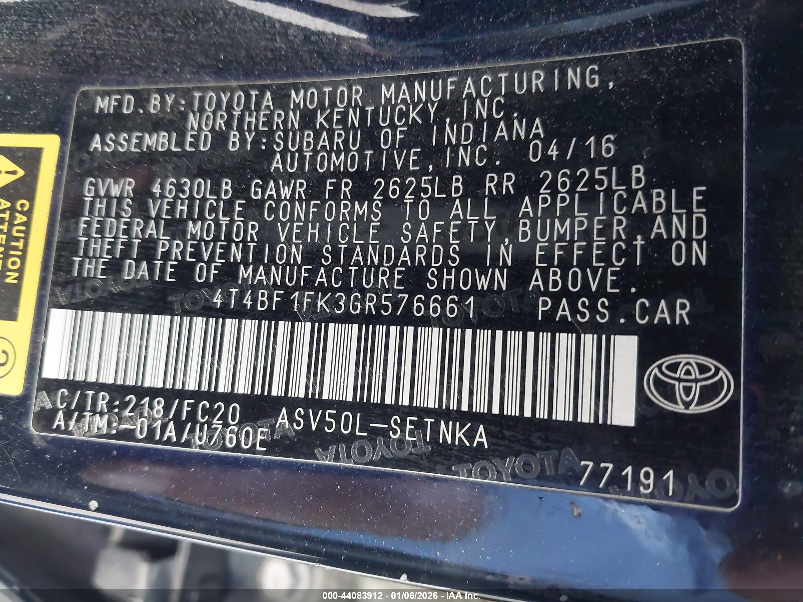 TOYOTA CAMRY image 9