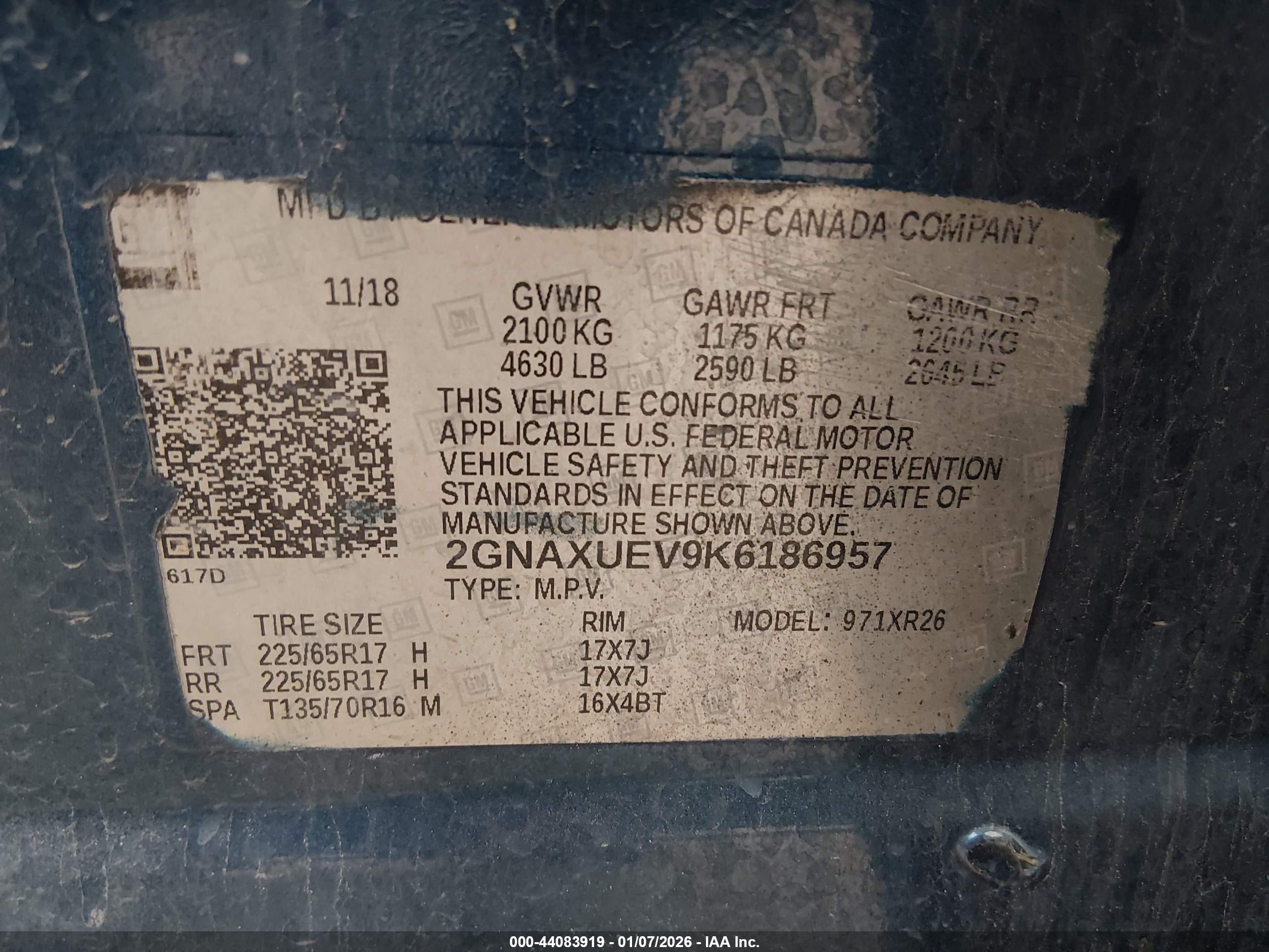 CHEVROLET EQUINOX image 9