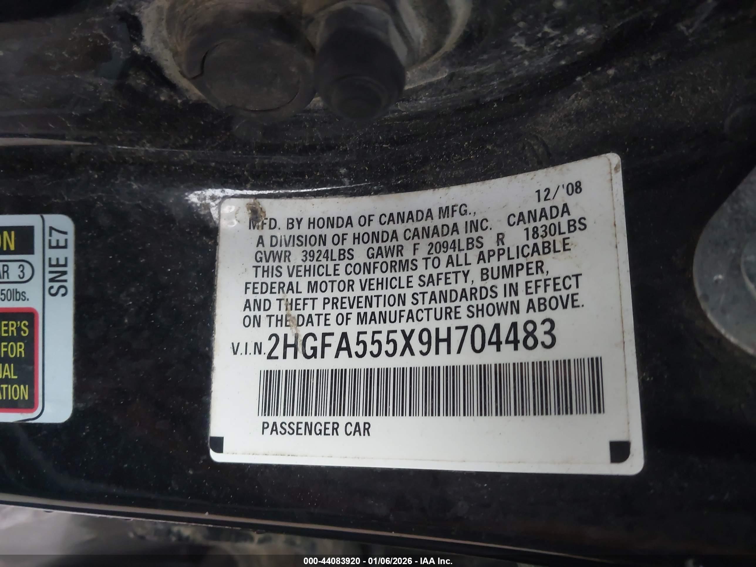 HONDA CIVIC image 9