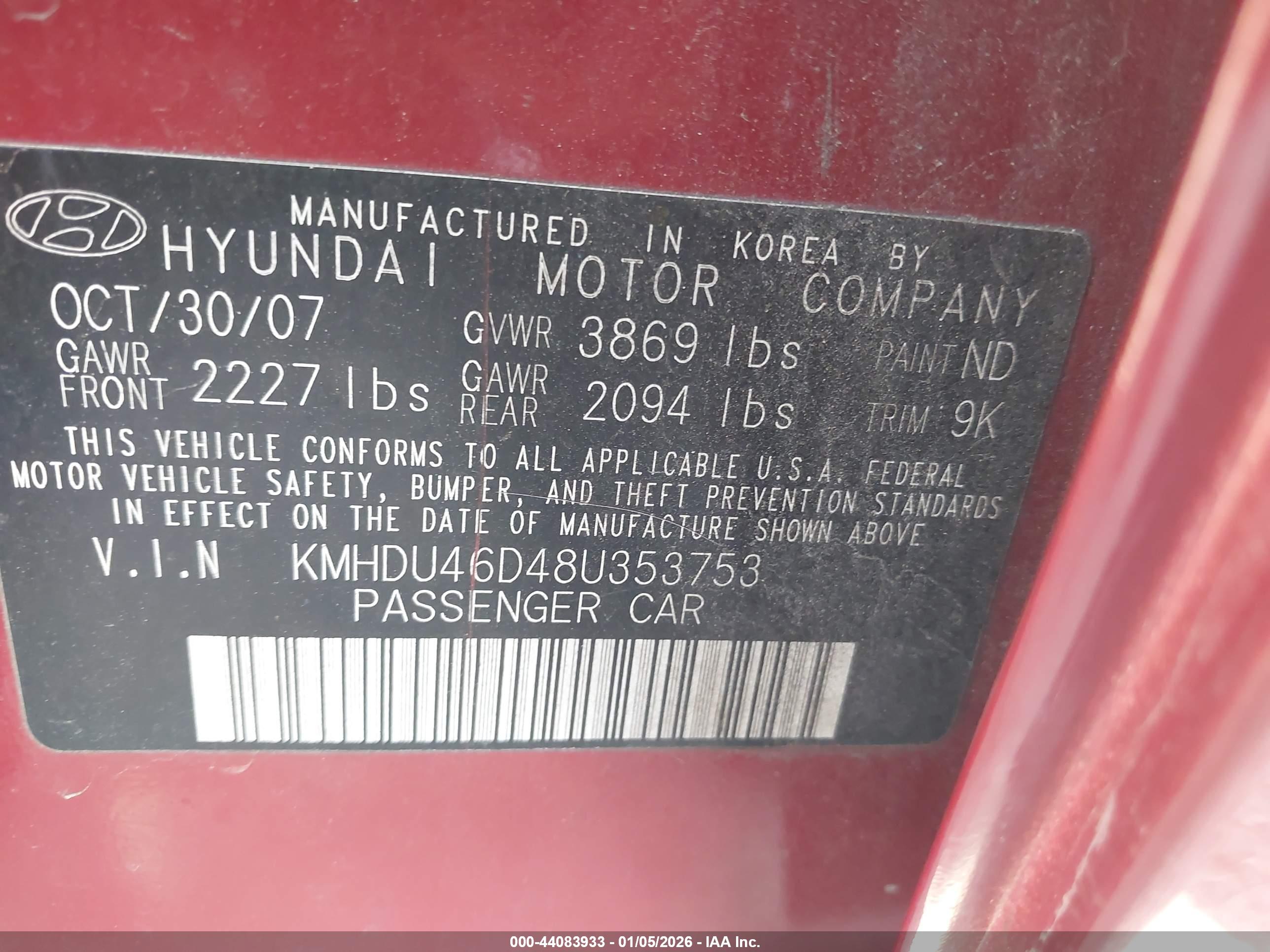 HYUNDAI ELANTRA image 9