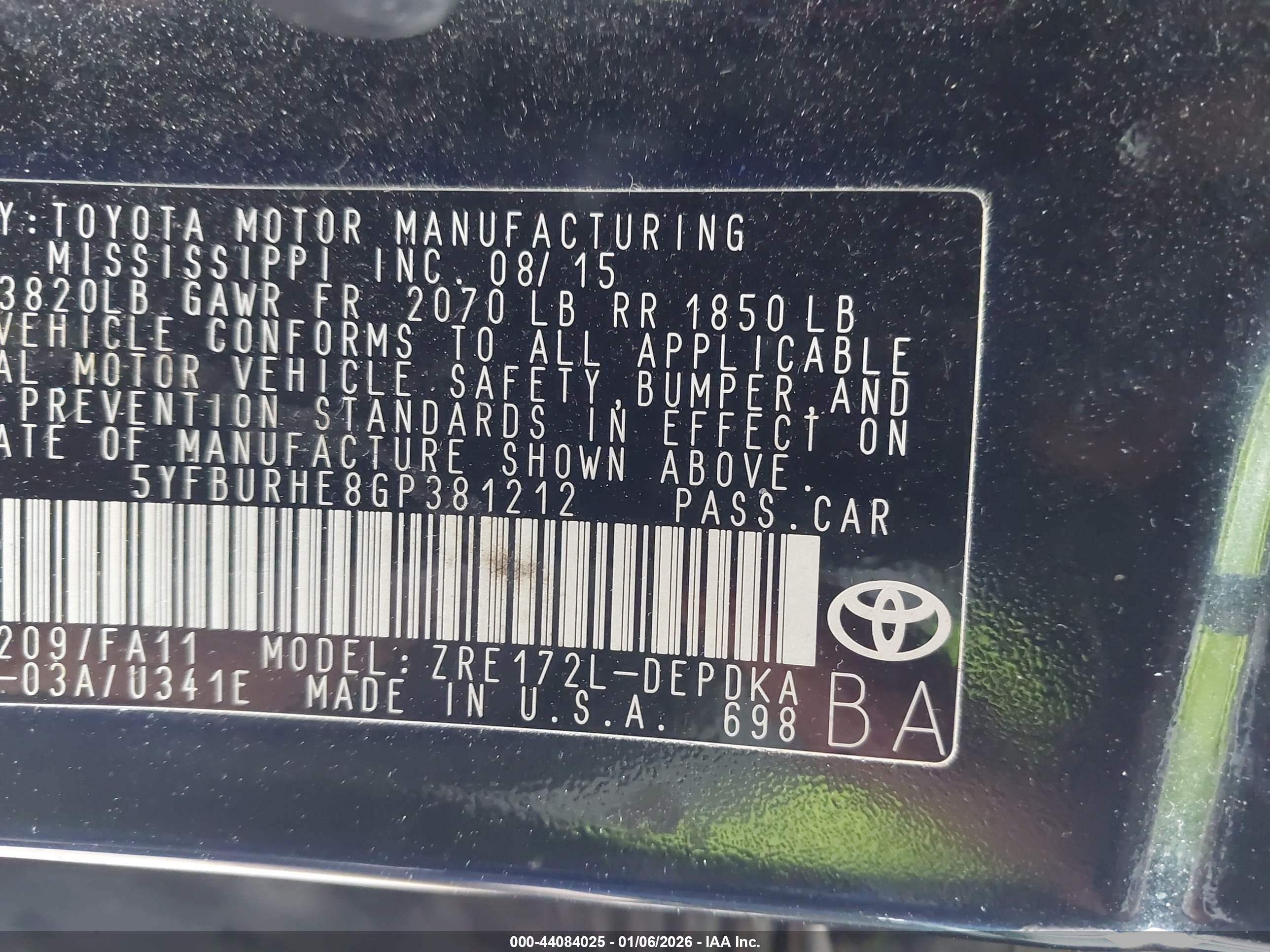 TOYOTA COROLLA image 9