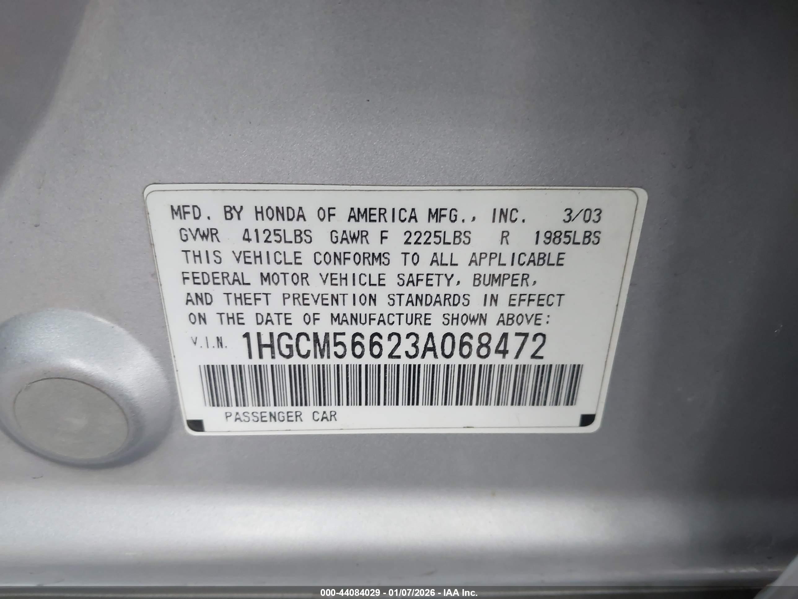 HONDA ACCORD image 9