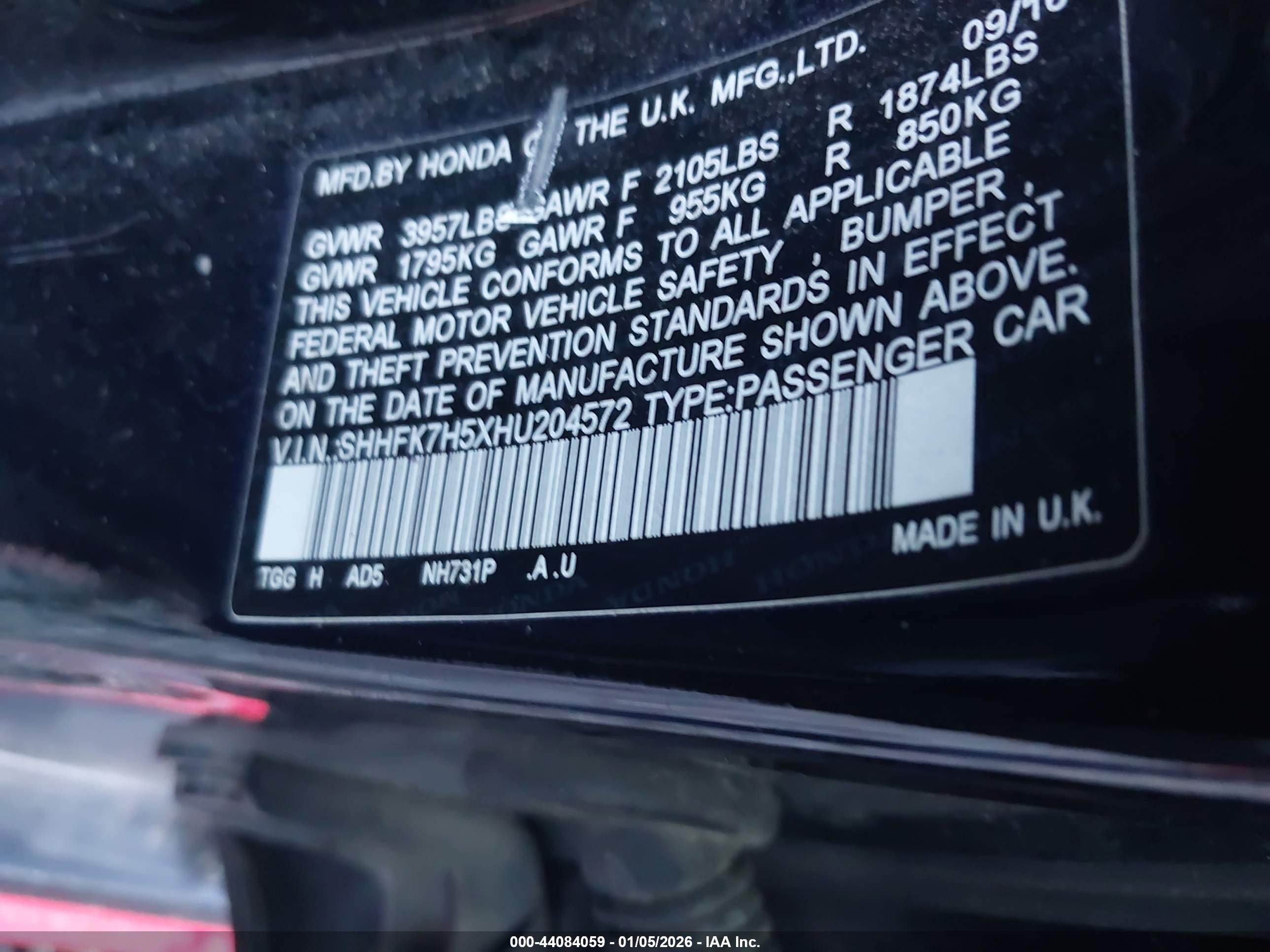 HONDA CIVIC image 9