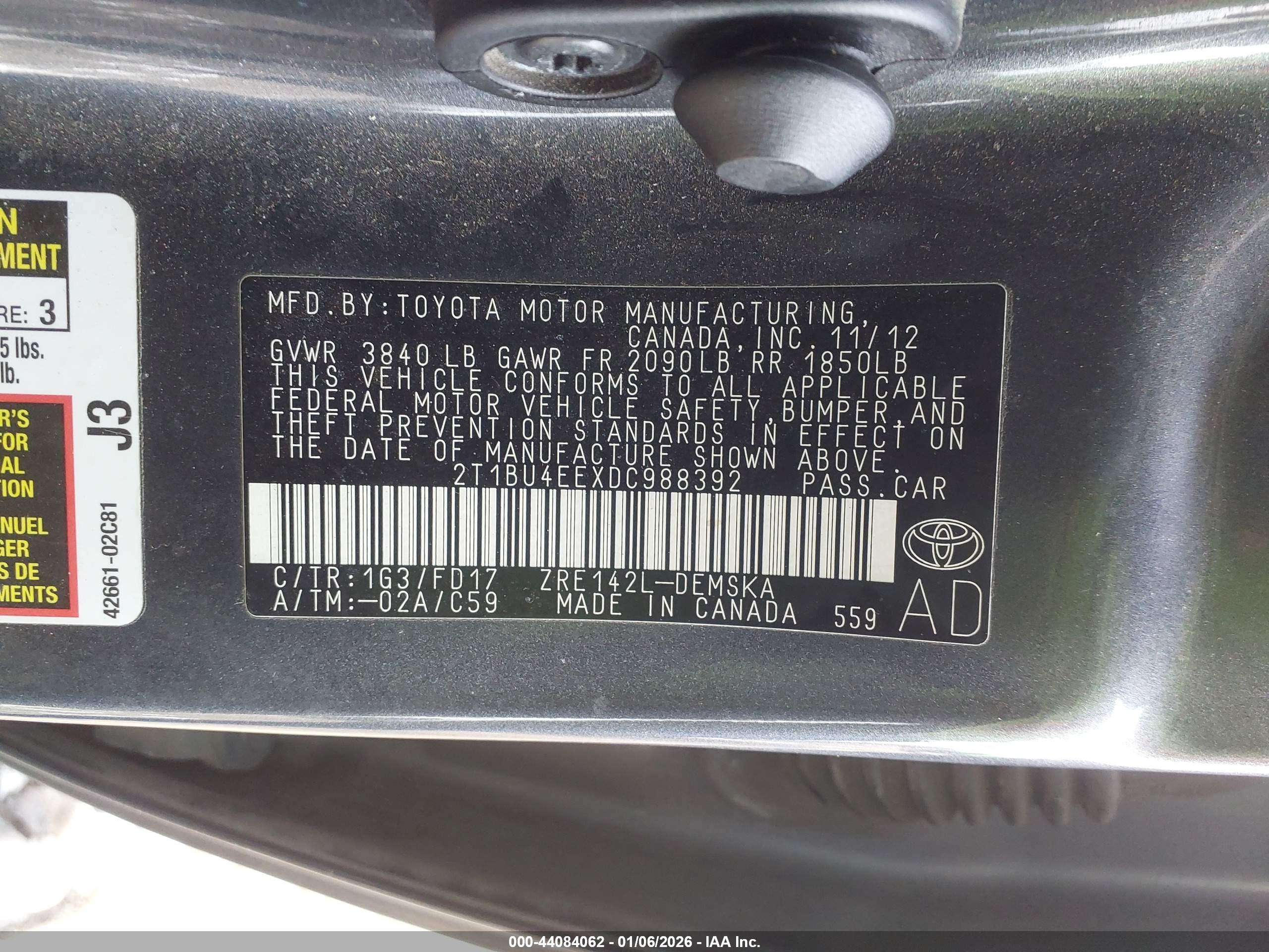 TOYOTA COROLLA image 9
