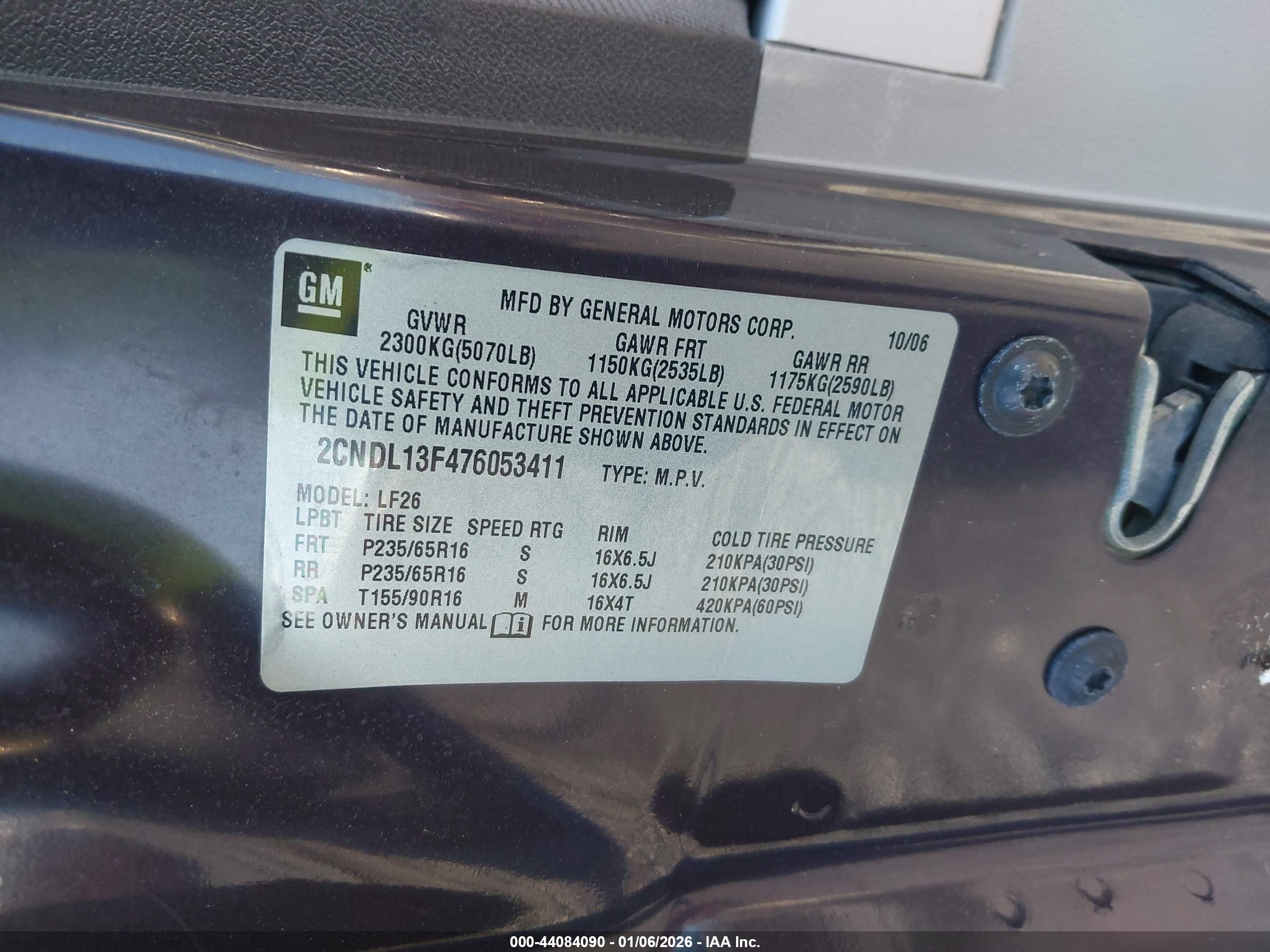 CHEVROLET EQUINOX image 9