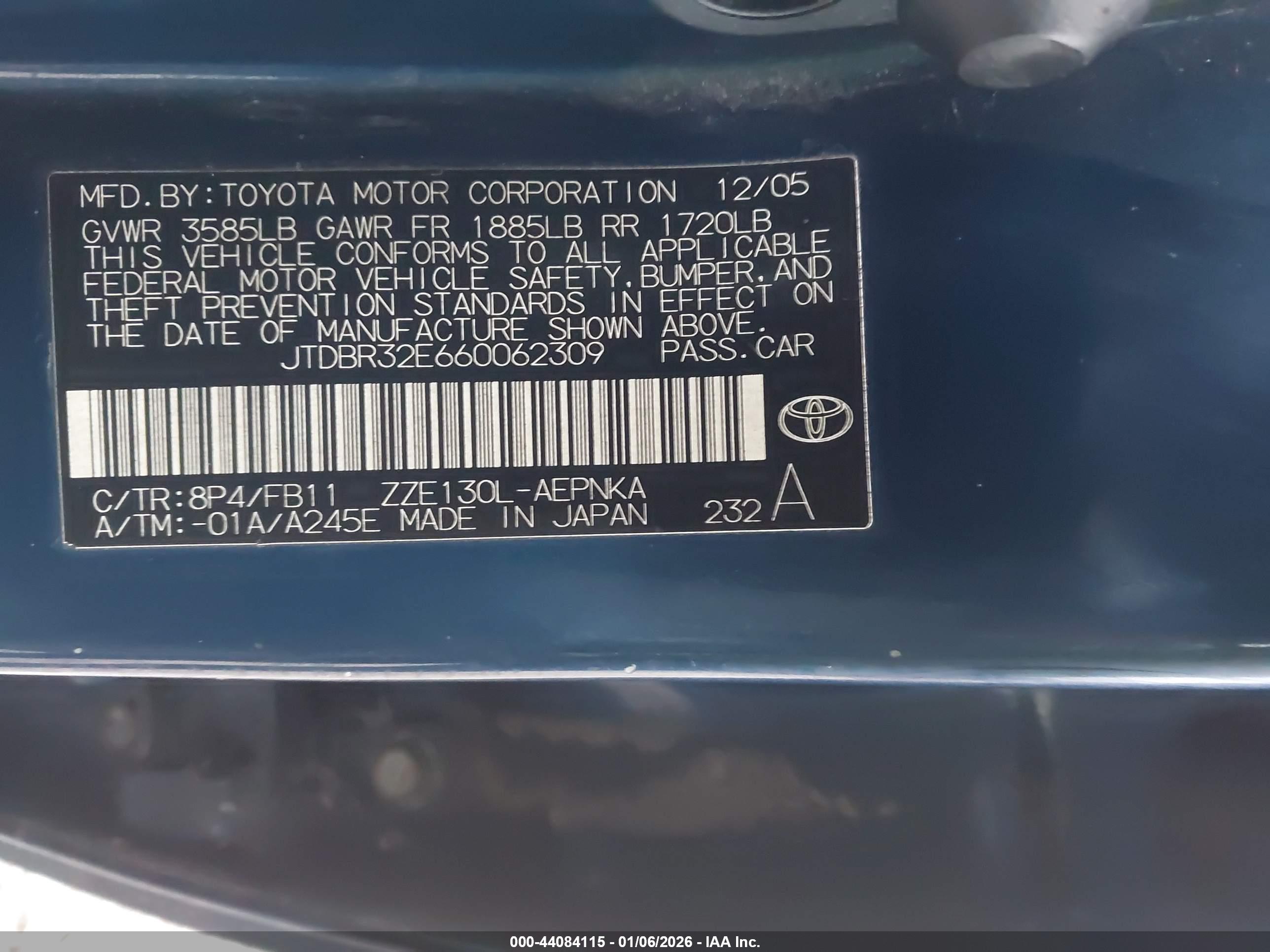 TOYOTA COROLLA image 9