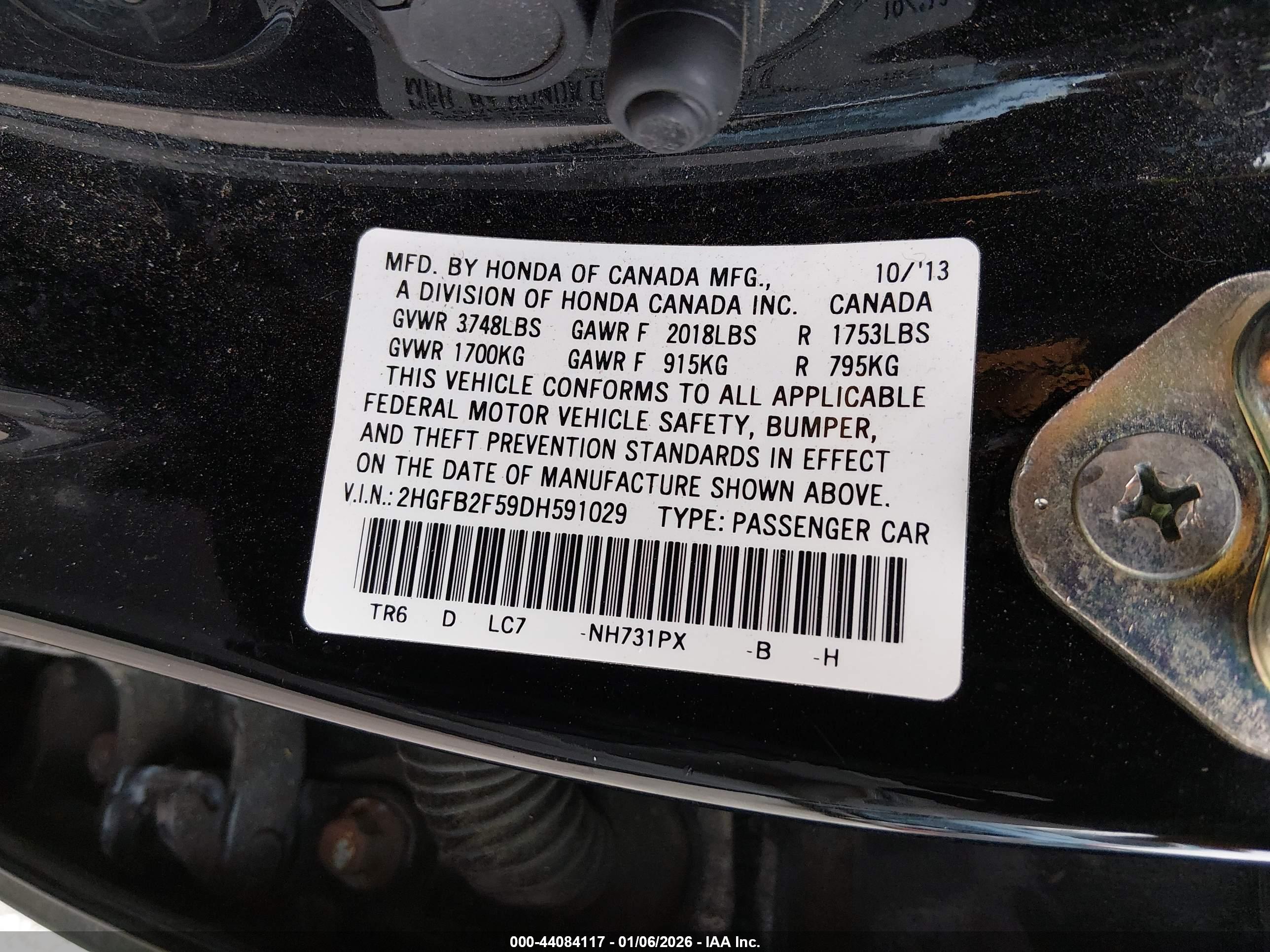 HONDA CIVIC image 9