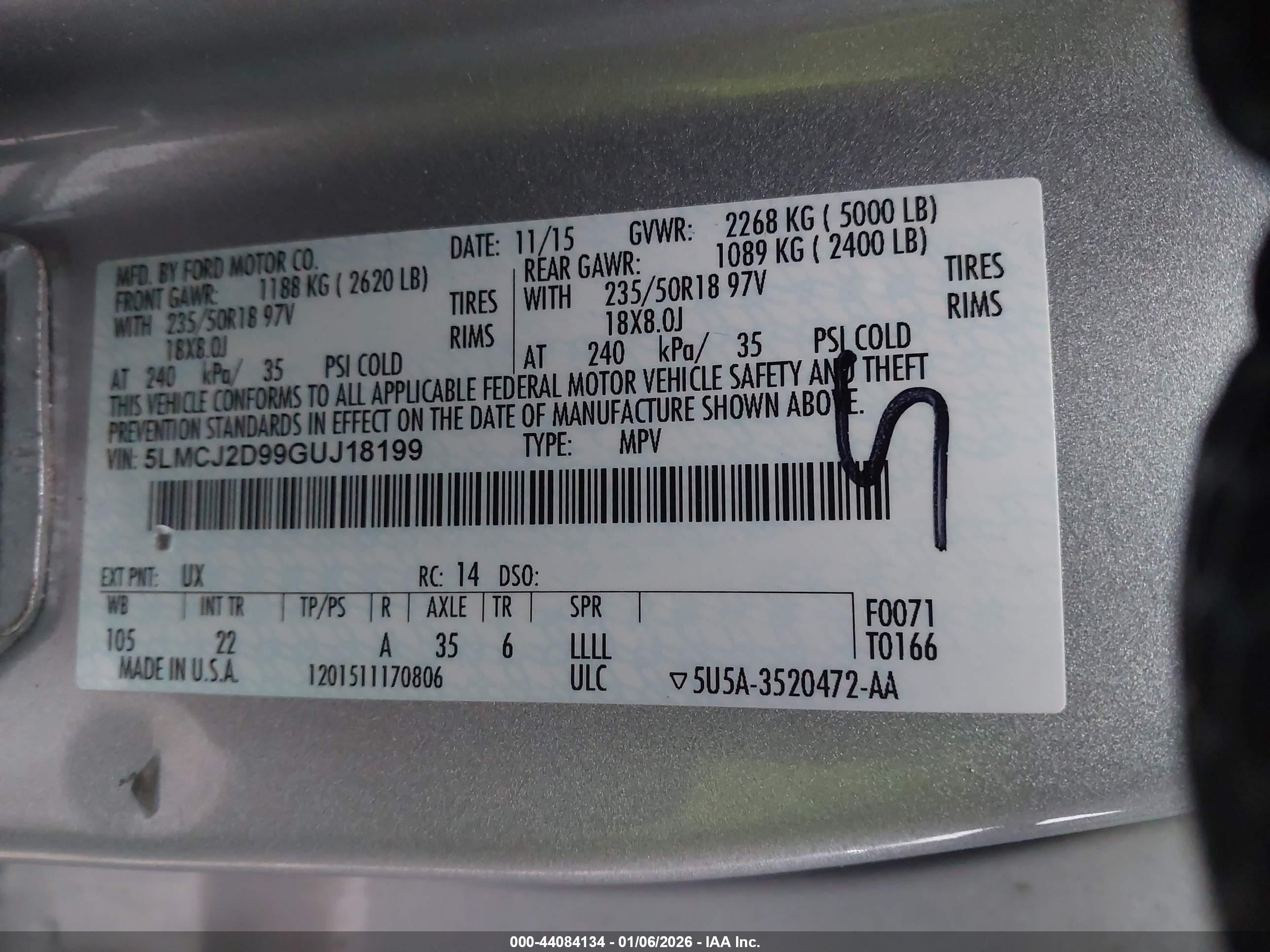 LINCOLN MKC image 9