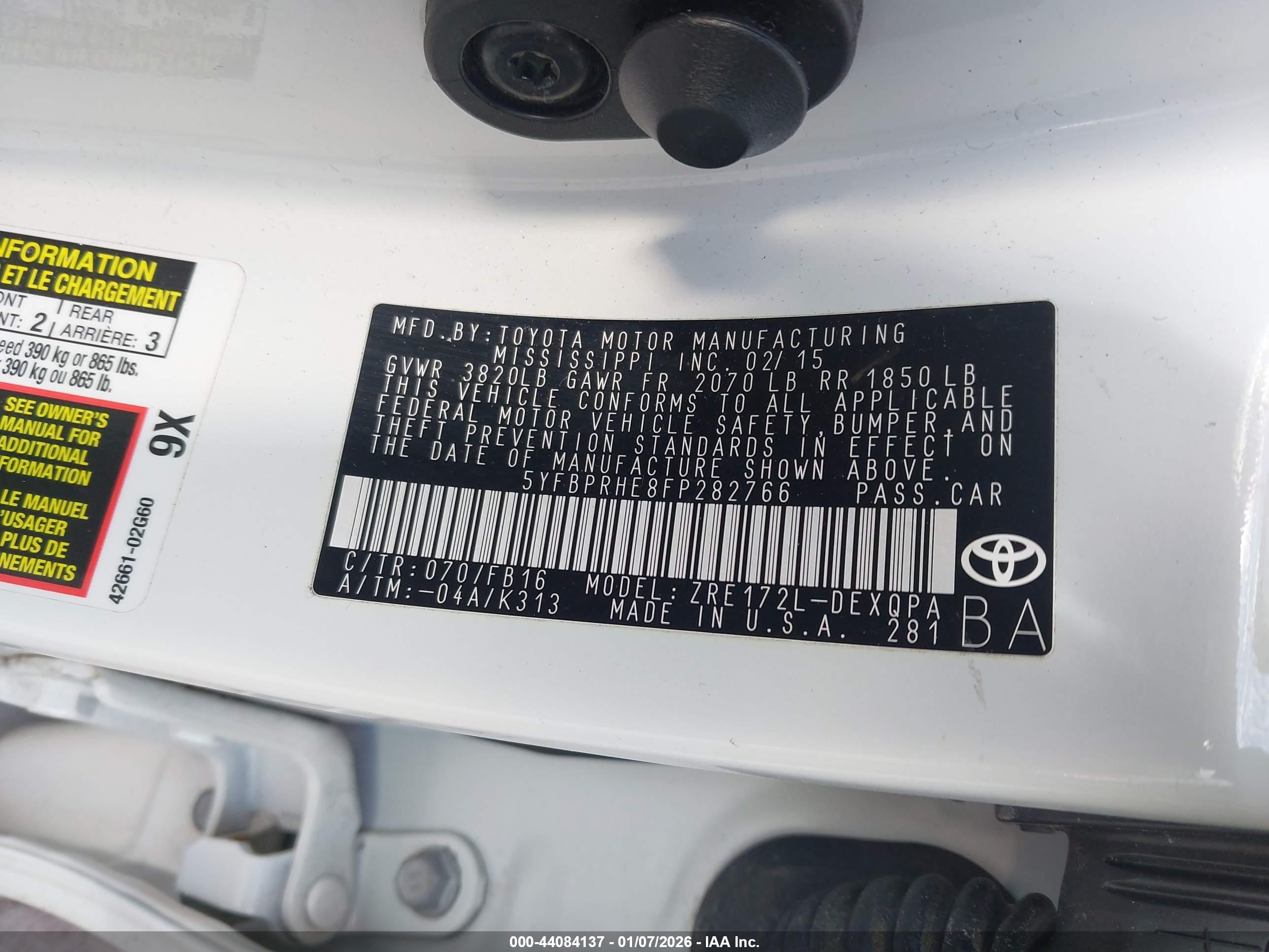 TOYOTA COROLLA image 9