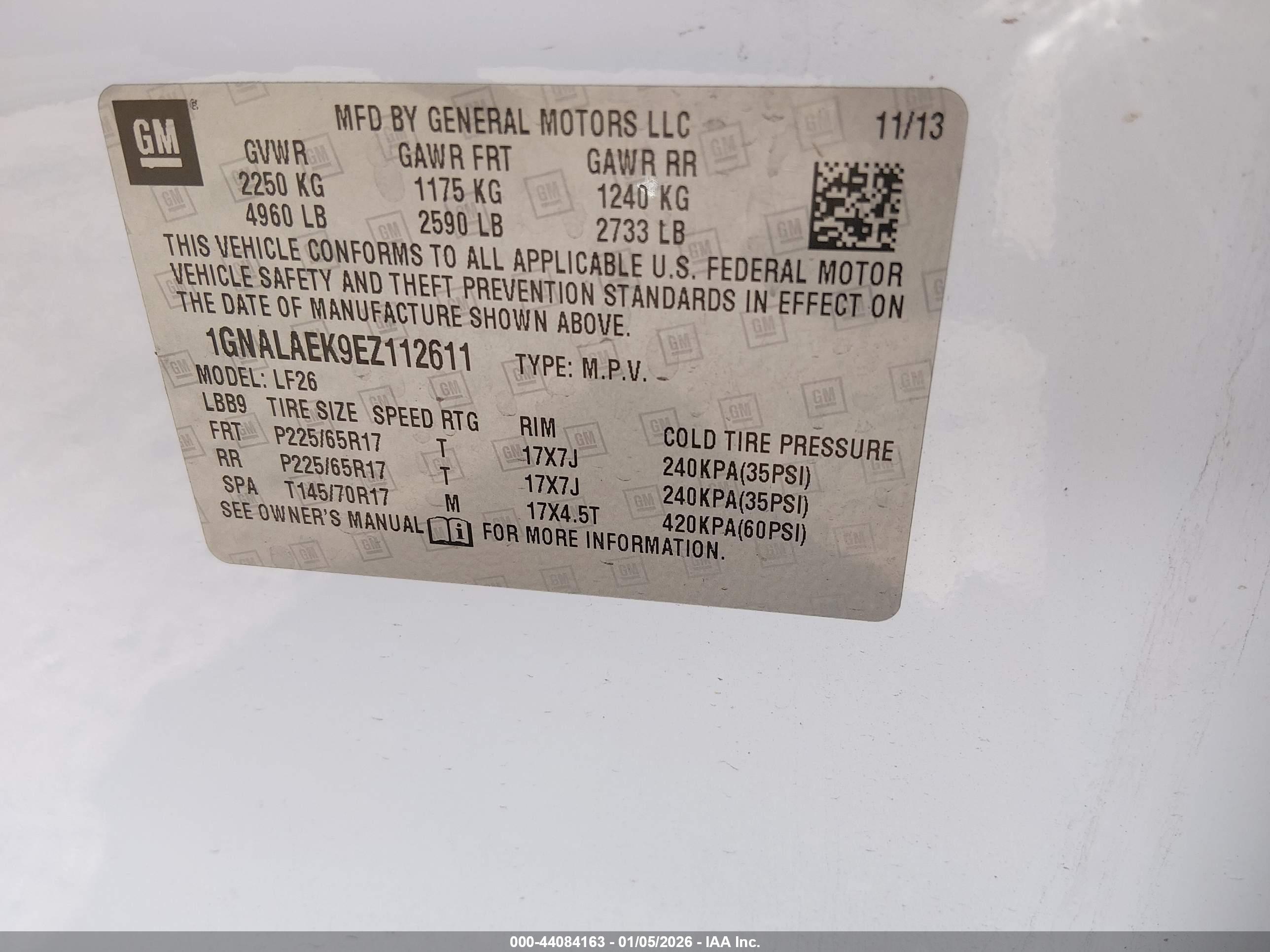 CHEVROLET EQUINOX image 9