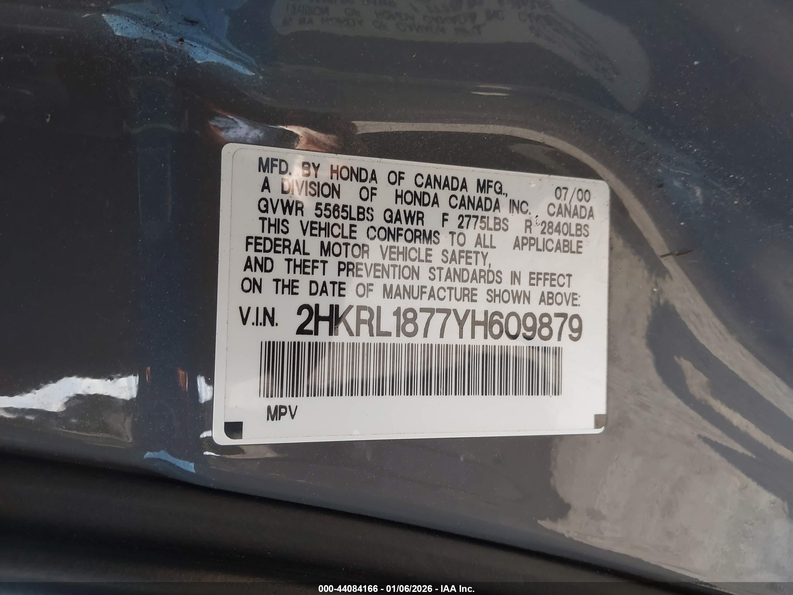 HONDA ODYSSEY image 9