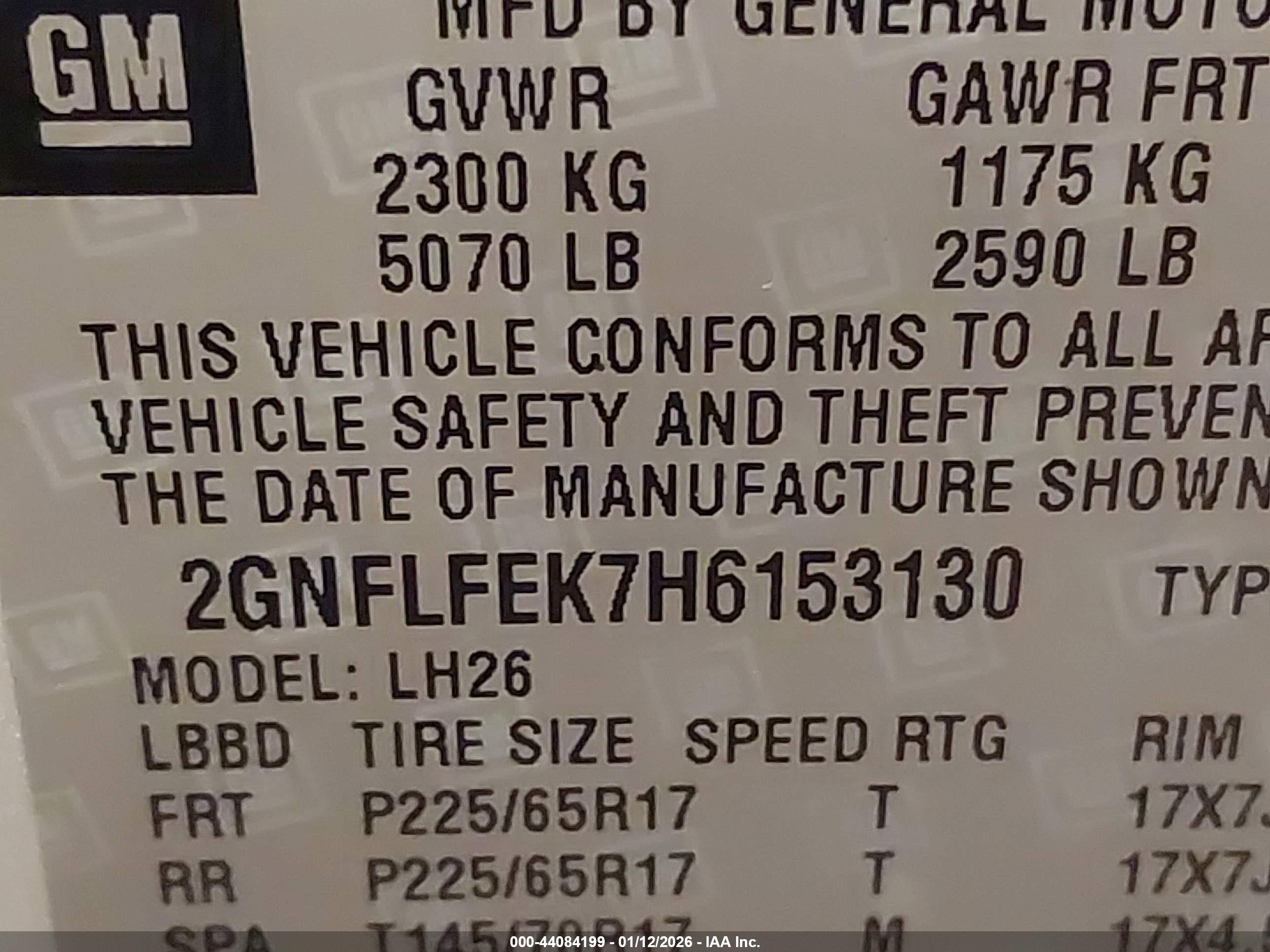 CHEVROLET EQUINOX image 9