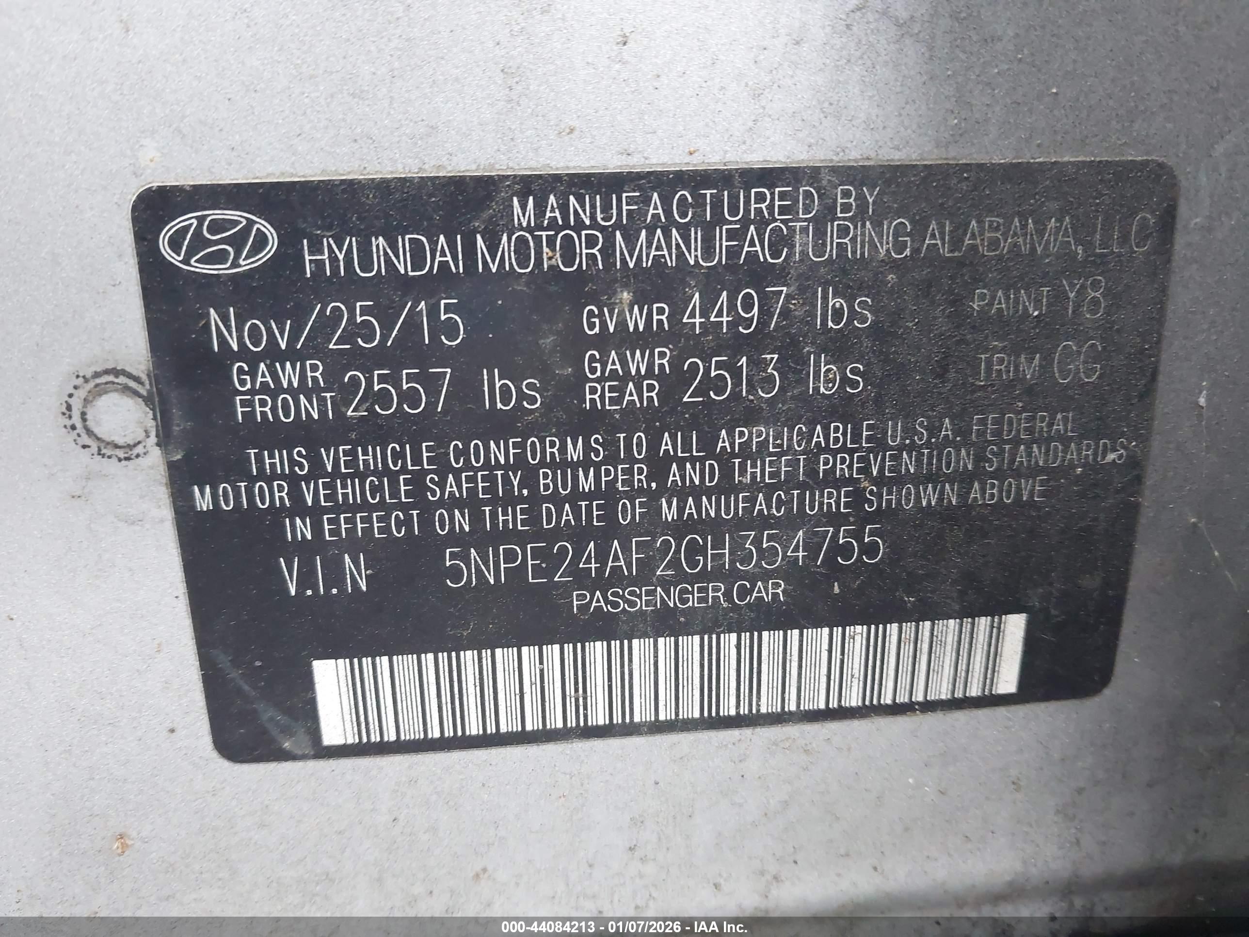 HYUNDAI SONATA image 9