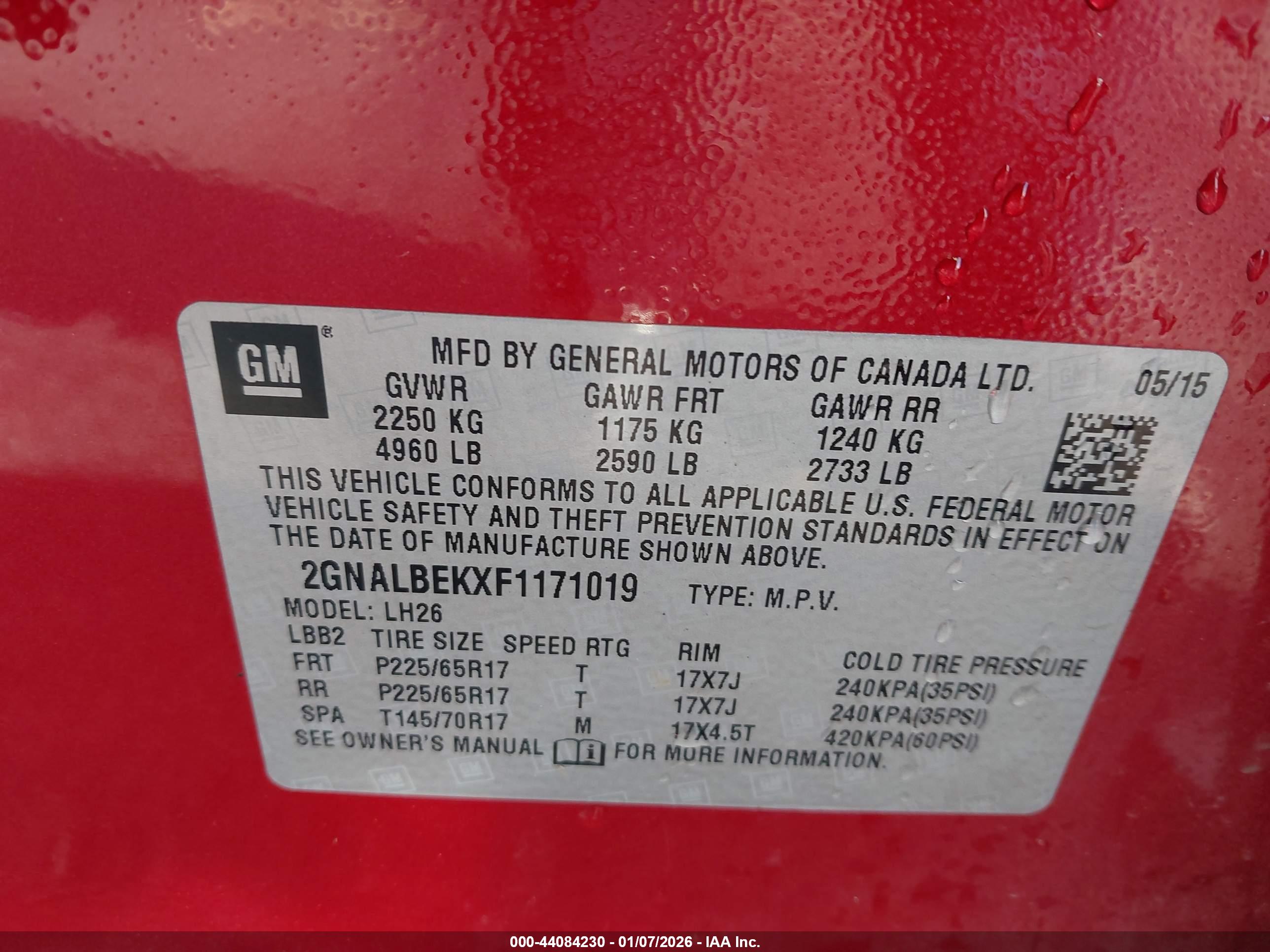 CHEVROLET EQUINOX image 9