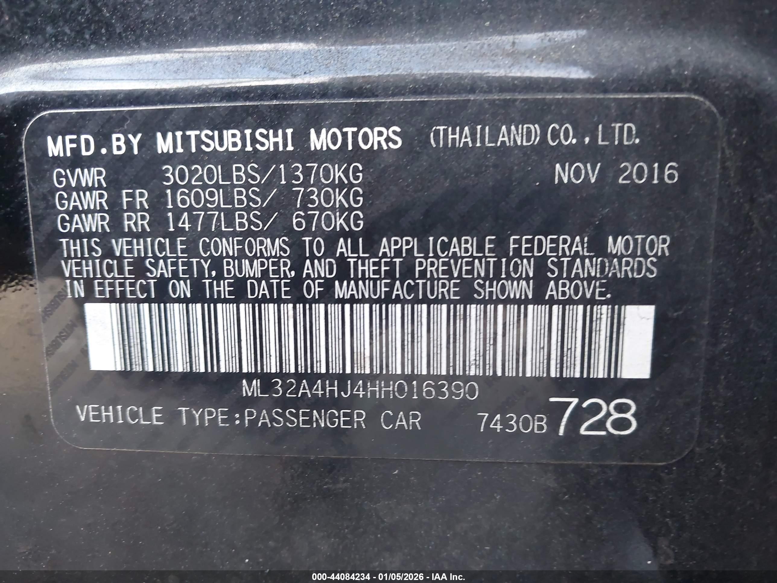 MITSUBISHI MIRAGE image 9