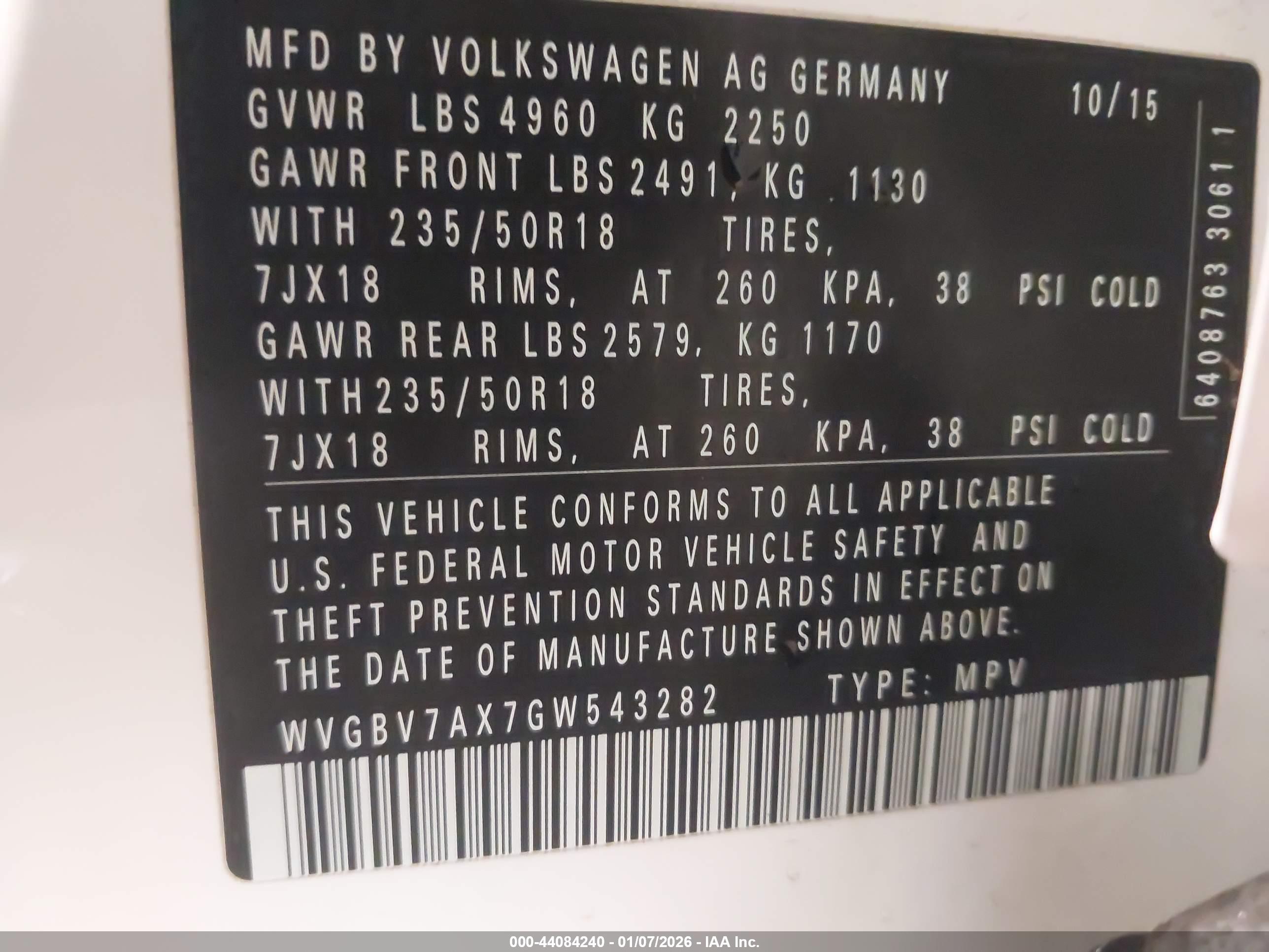 VOLKSWAGEN TIGUAN image 9